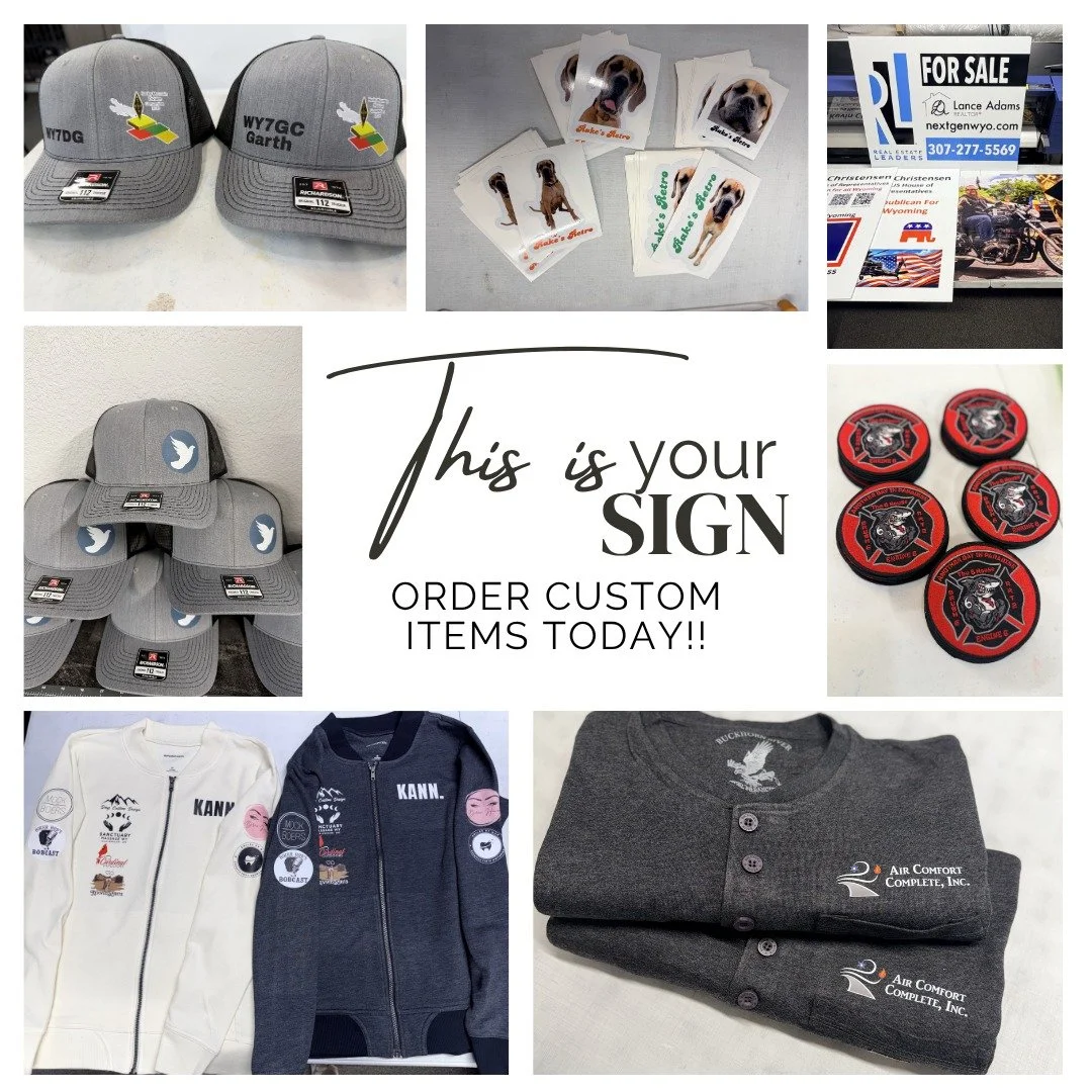 If you&rsquo;ve been thinking about ordering&hellip; this is your sign 👀
We offer fast turnaround, high quality work, and a team that truly cares.
Let&rsquo;s bring your ideas to life.
📞 Call (307) 439-6748 or visit dayscustomdesign.com to start to
