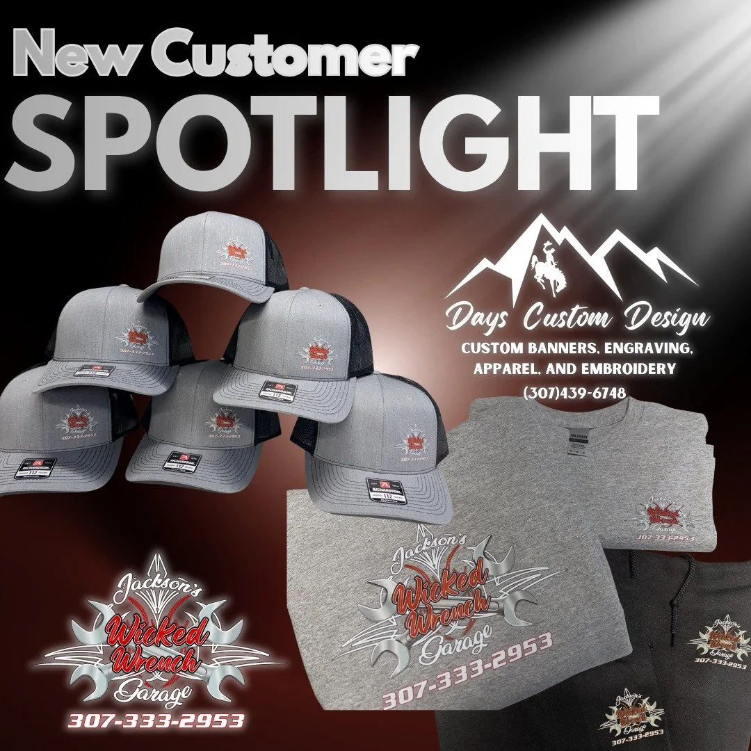 NEW CUSTOMER SHOUTOUT! 🎉
We recently got to create T shirts, sweatshirts, AND hats for Wicked Wrench Garage and Automotive , and this whole lineup turned out SO GOOD! 🔥
There is something about seeing an entire brand come together across different 