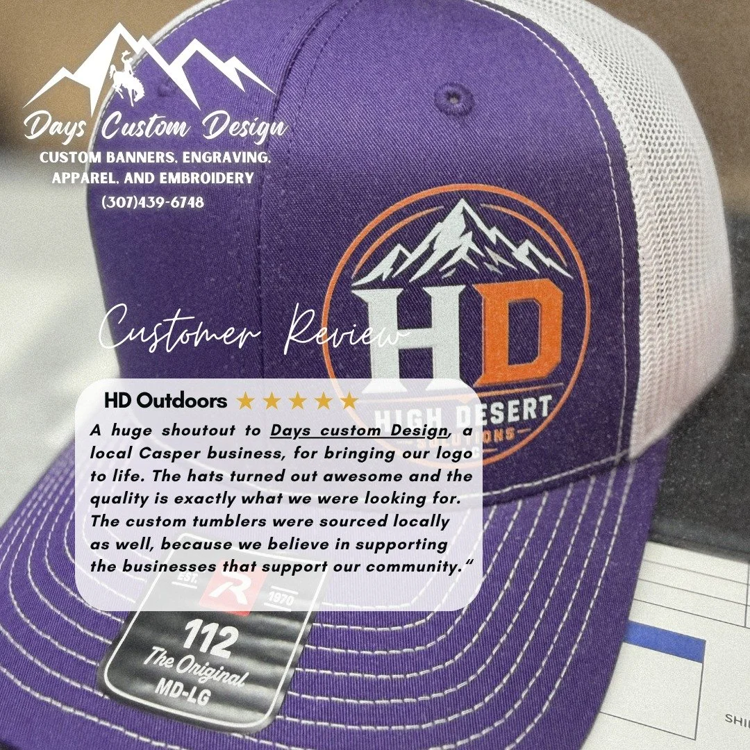 THIS is why customer reviews mean so much to us. ❤️
High Desert Solutions LLC  trusted us with their merch, and we absolutely love how everything turned out!
Behind every order is our family working hard to make sure what leaves our shop is something