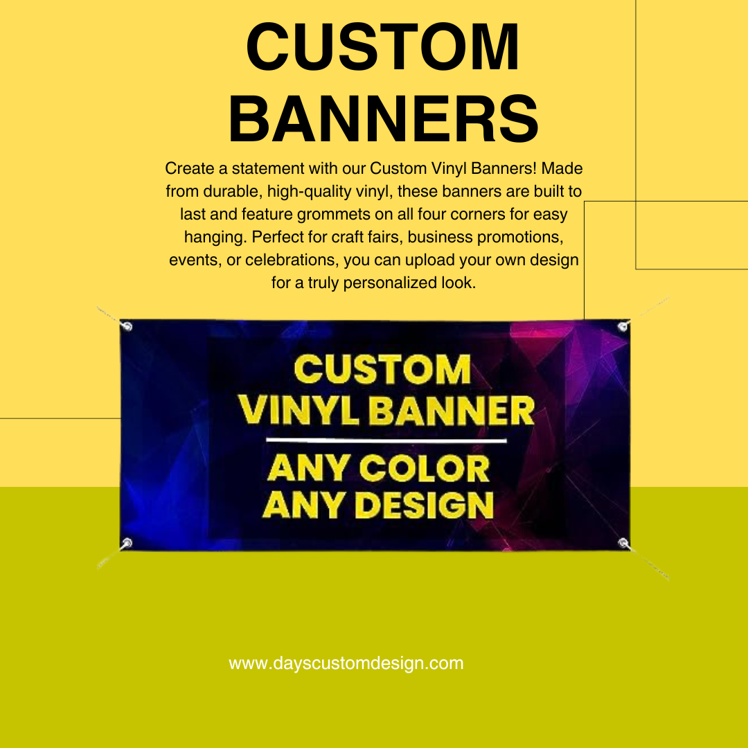 Custom Banner (Upload Your Own Design)