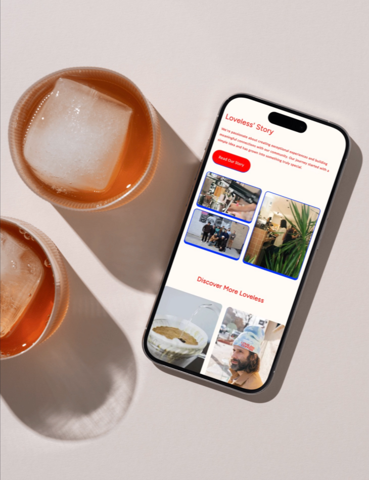 Loveless Coffees | E-Commerce UX & Website Design