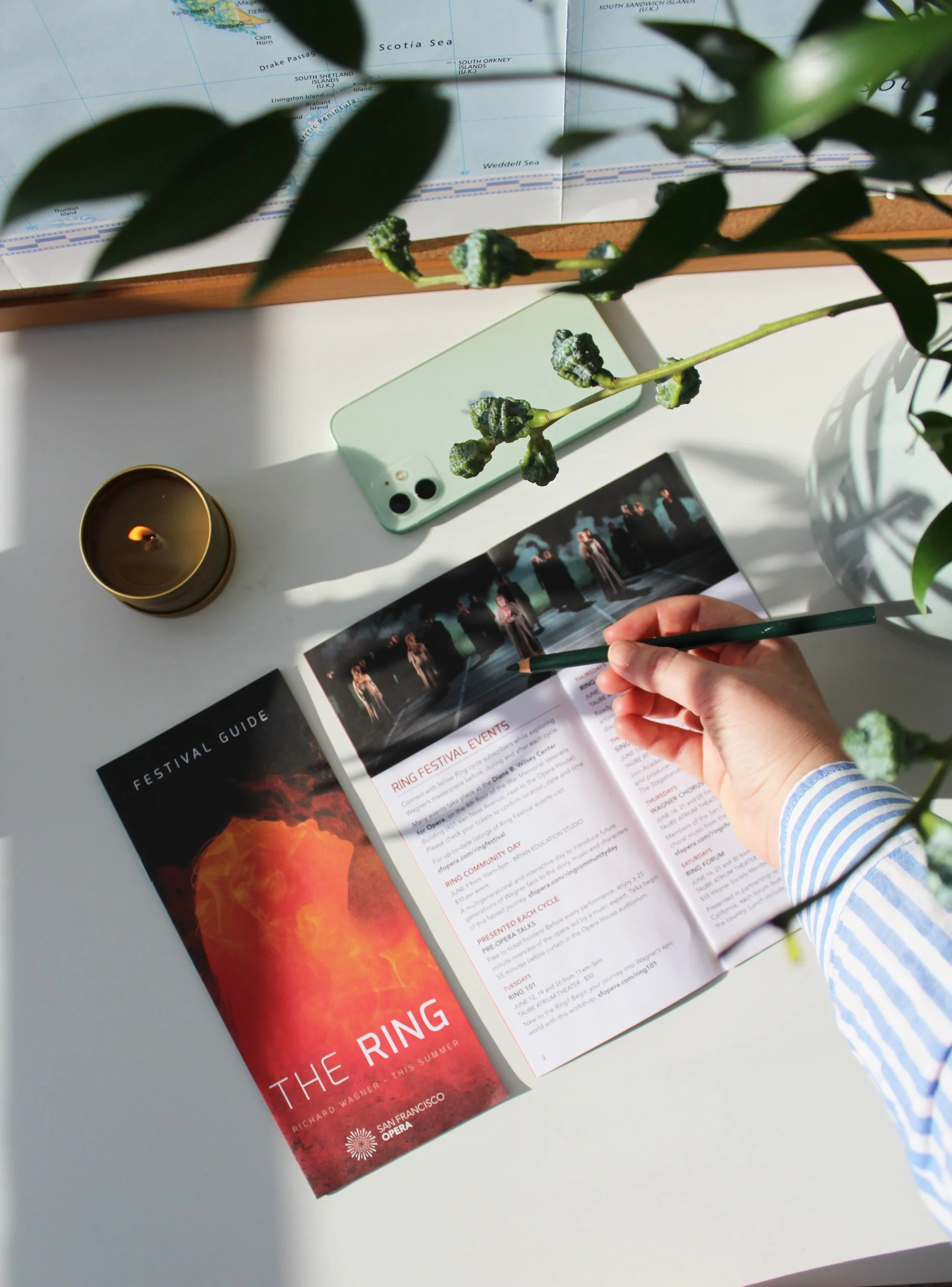 Ring festival guide design for the San Francisco Opera