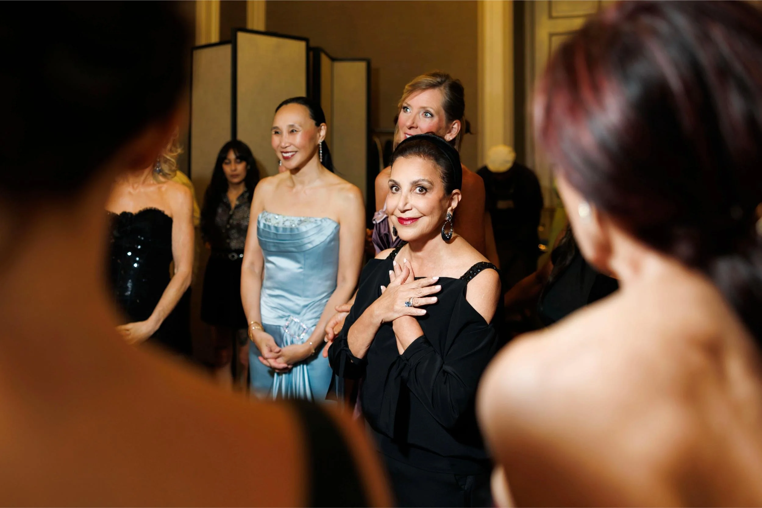 Lily Samii at a gala