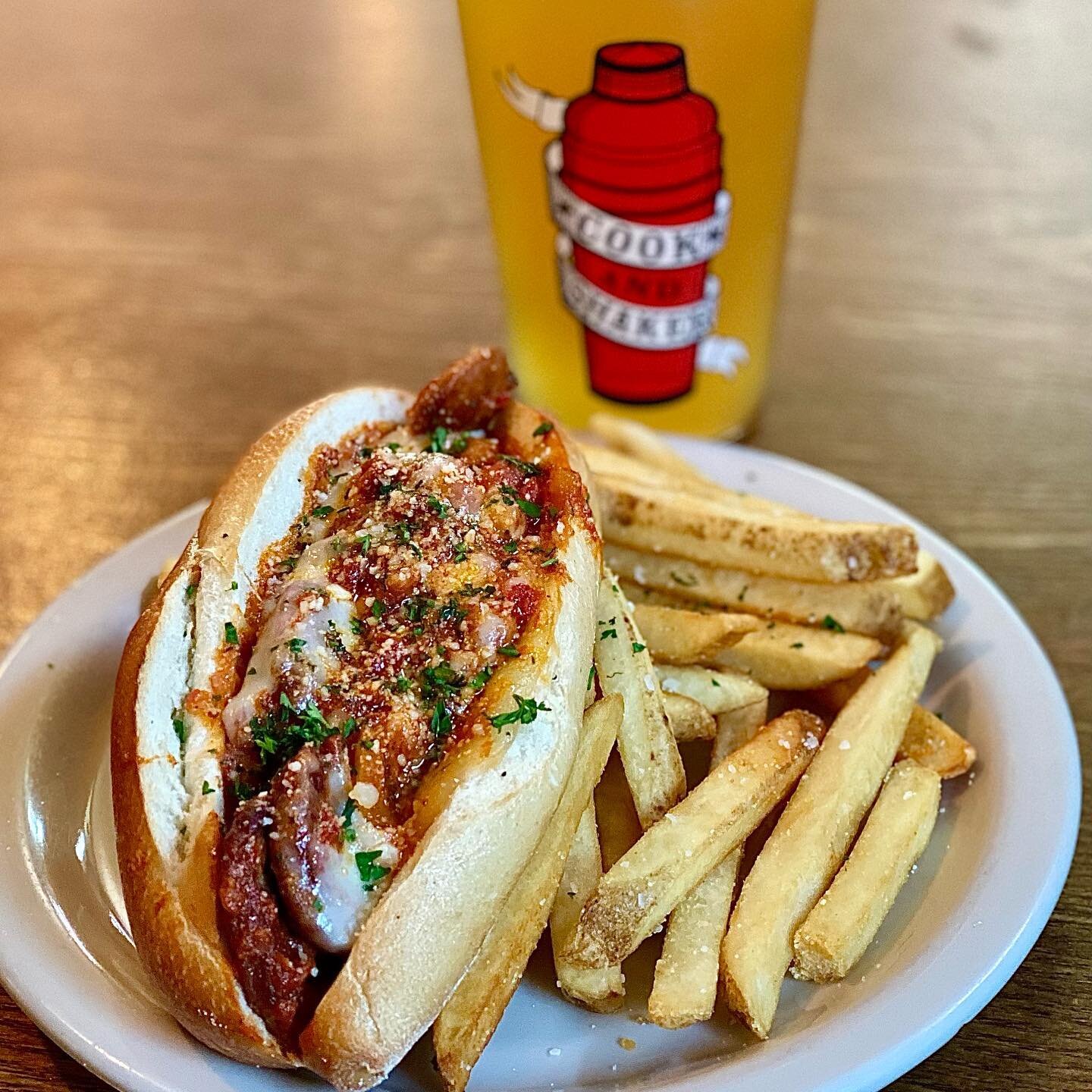 215-426-2665 &bull; OPEN AT 3PM!! Call to order takeout / reservations ☎️ &bull; Full Menu in our highlights! &bull; $13 ANY Sandwich and ANY Draft! **ONE PER PERSON OVER 21** 
&bull;
&bull;
&bull;
Tonight&rsquo;s Special: Spicy Sausage Parmesan with