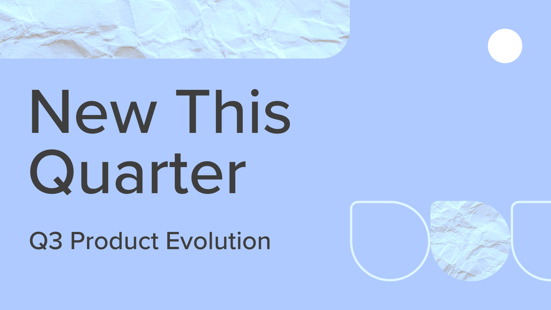 Q3 Product Evolution: The Power of Data-Driven Innovation&nbsp;