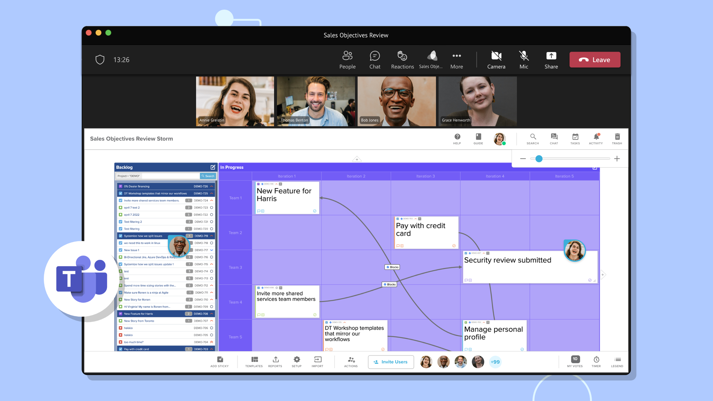 Stormboard Microsoft Teams Call Integration