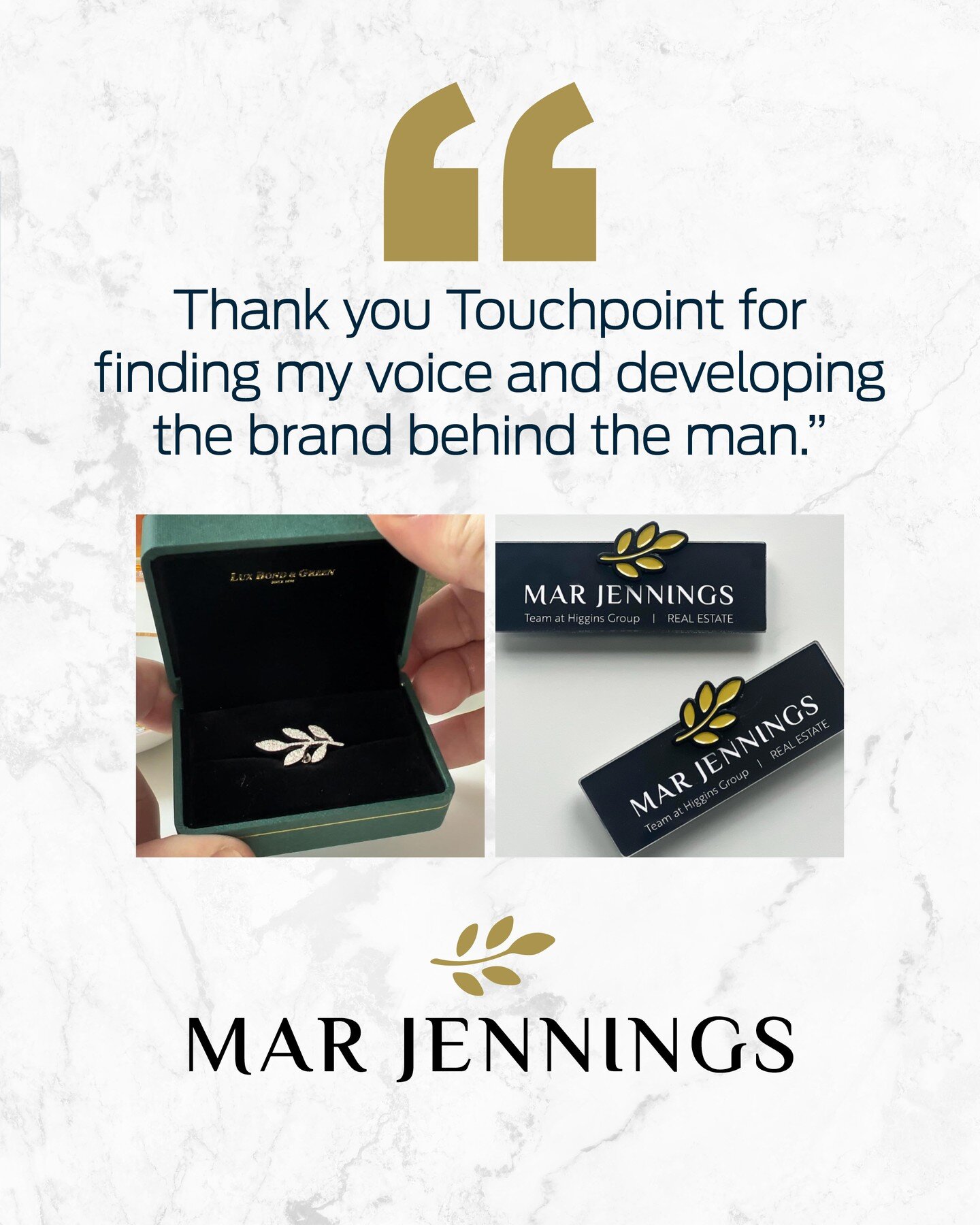 Touchpoint is proud to have recently partnered with @marjennings &mdash; realtor, lifestyle expert, author and TV personality &mdash; to rebrand and relaunch his eponymous website. If you&rsquo;re looking to rebrand, Touchpoint is here to get into th