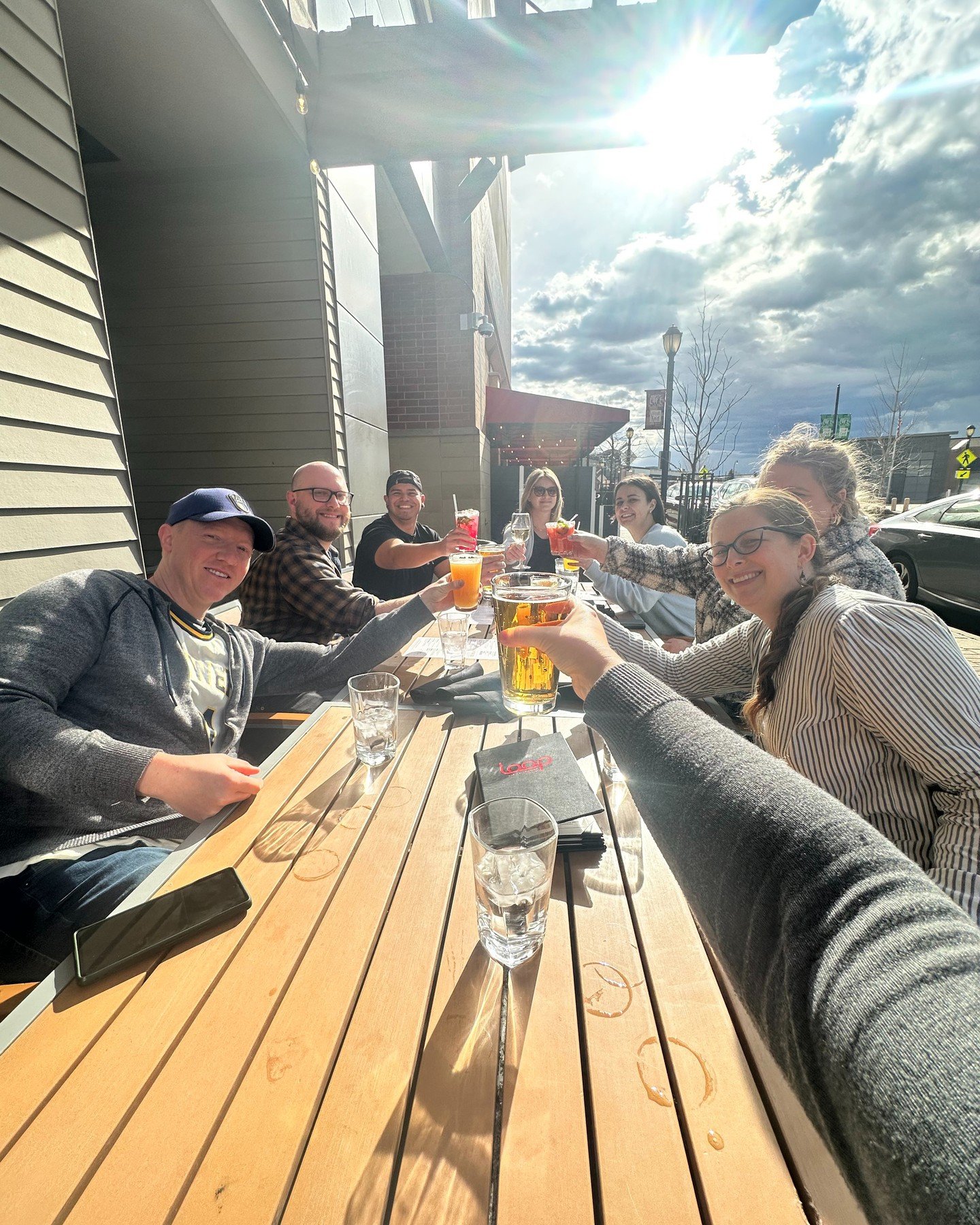 The Touchpoint team had a great time enjoying the spring weather at our impromptu happy hour this week. Cheers to the weekend. 🍻