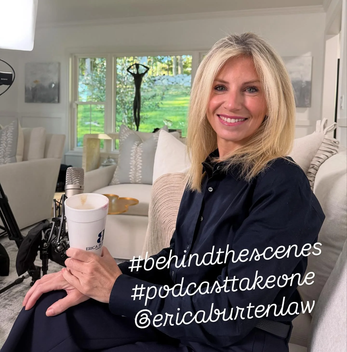 Behind the scenes with Erica Burten for the very first Family Matters Podcast &mdash; &lsquo;where legal insight meets real life&rsquo;.