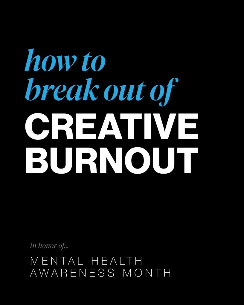 Sometimes when you&rsquo;re putting in the long hours of editing client magazines, making websites that pop, or creating a podcast from the ground up, creative burnout can creep in. In honor of Mental Health Awareness Month, here&rsquo;s what we do t