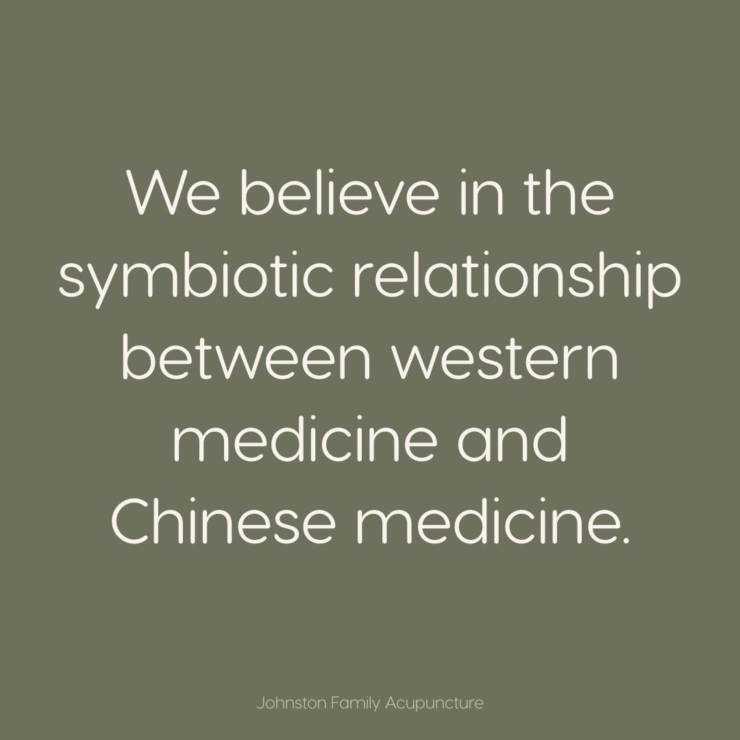 Using acupuncture to improve uterine blood flow and reduce stress during IVF? Awesome!⁠
⁠
Using Chinese Medicine to reduce your pain and improve mobility in preparation for your hip replacement? So cool!⁠
⁠
Using a medication to help with your anxiet