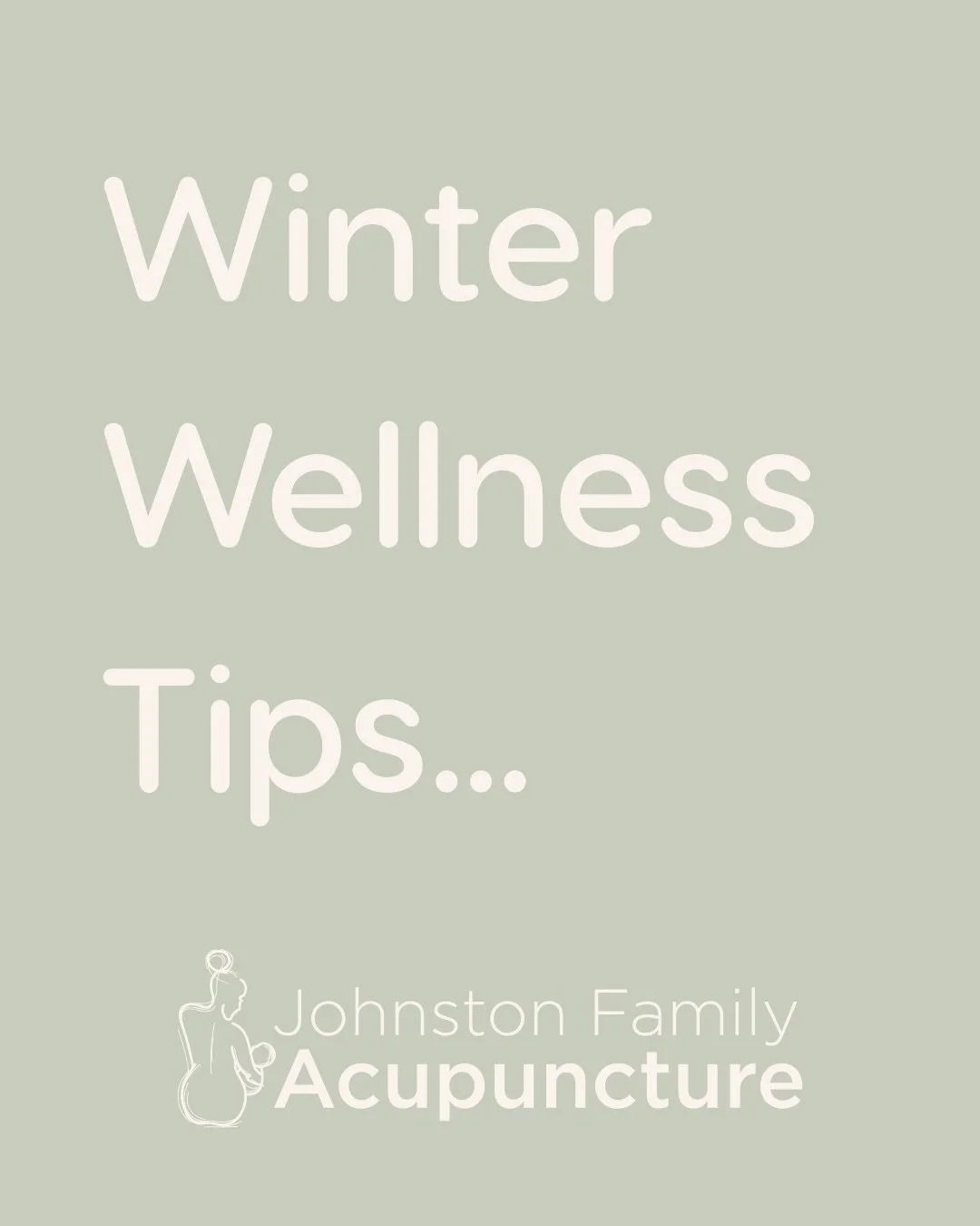 Cold air, cozy nights + shorter days&hellip; ❄️here are 5 easy ways to feel your best this Winter! 
🍜 Soup &amp; Tea season = wellness 
🧣Scarves aren&rsquo;t just cute, they protect your neck + chest from the wind!
💤 Hibernate wisely: Better sleep