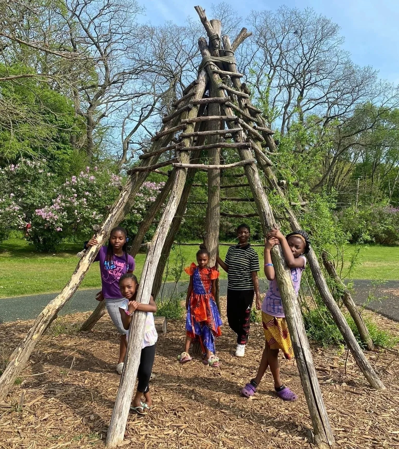 At a teepee