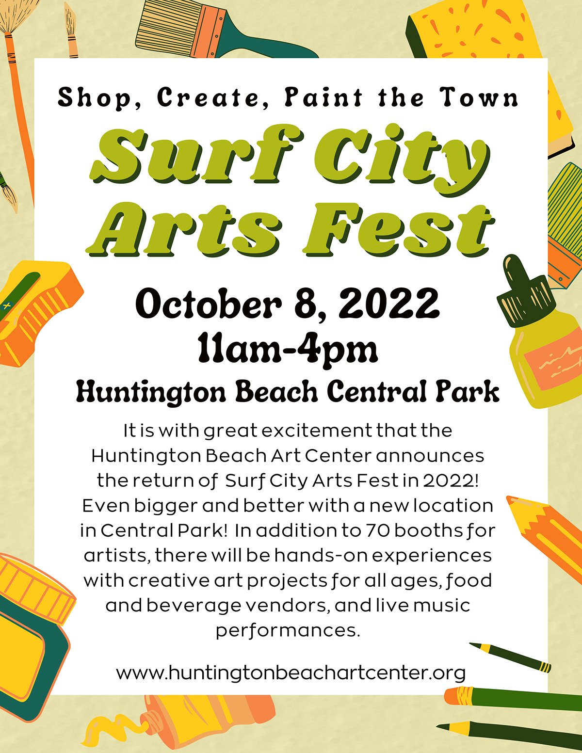 family arts day @ surf city arts fest