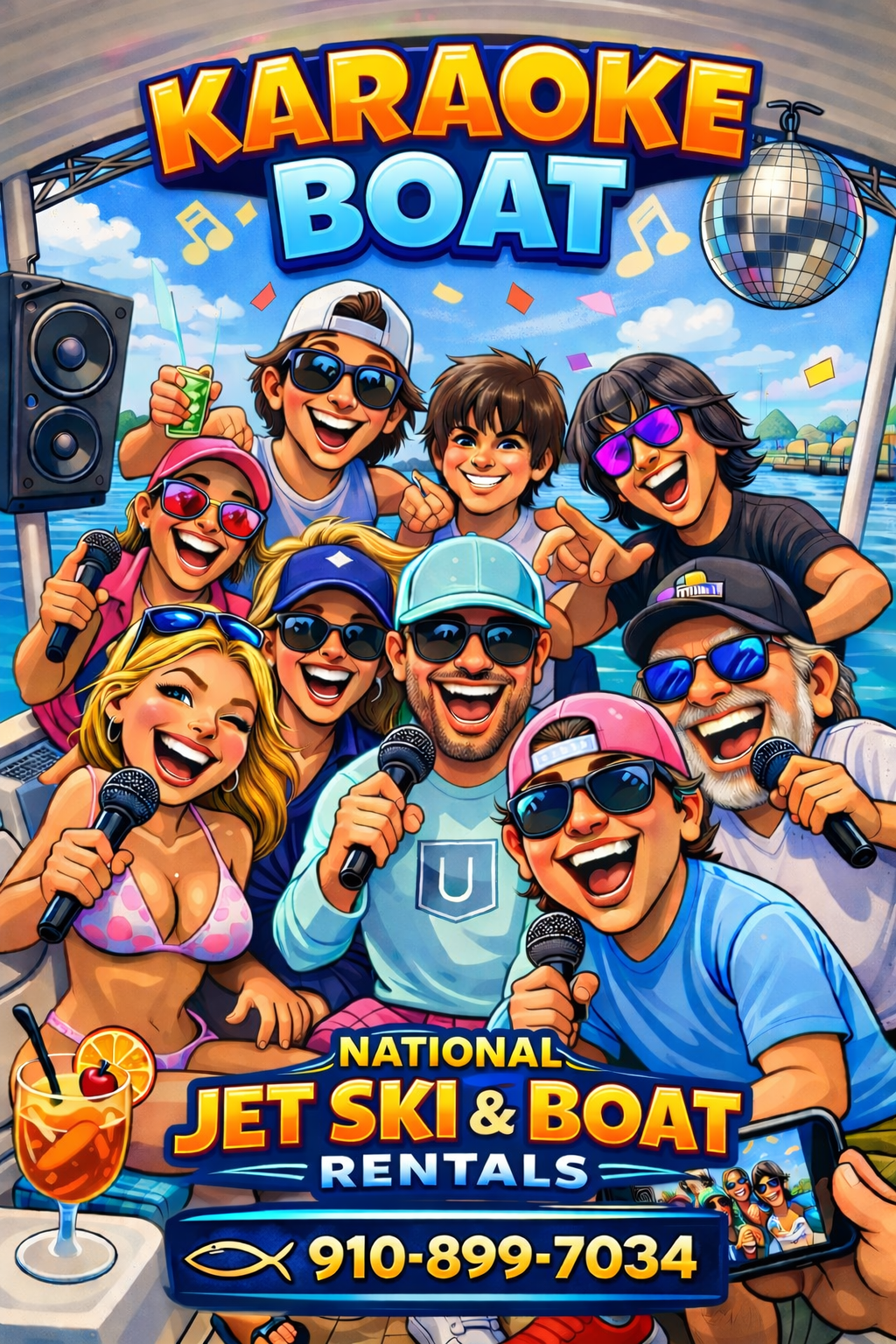 karaoke boat party in wrightsville beach