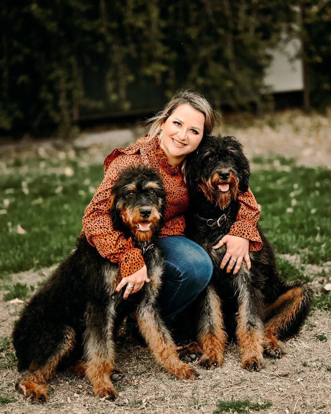 Trying to be better at showing my face around here! If your new, Hello! I'm McKena, the Gal behind the lense! These are my Rottie Poos (not a typo... 1/2 Rottweiler 1/2 Standard Poodle) Named after the Western Classics... Doc Holiday and the Duke him