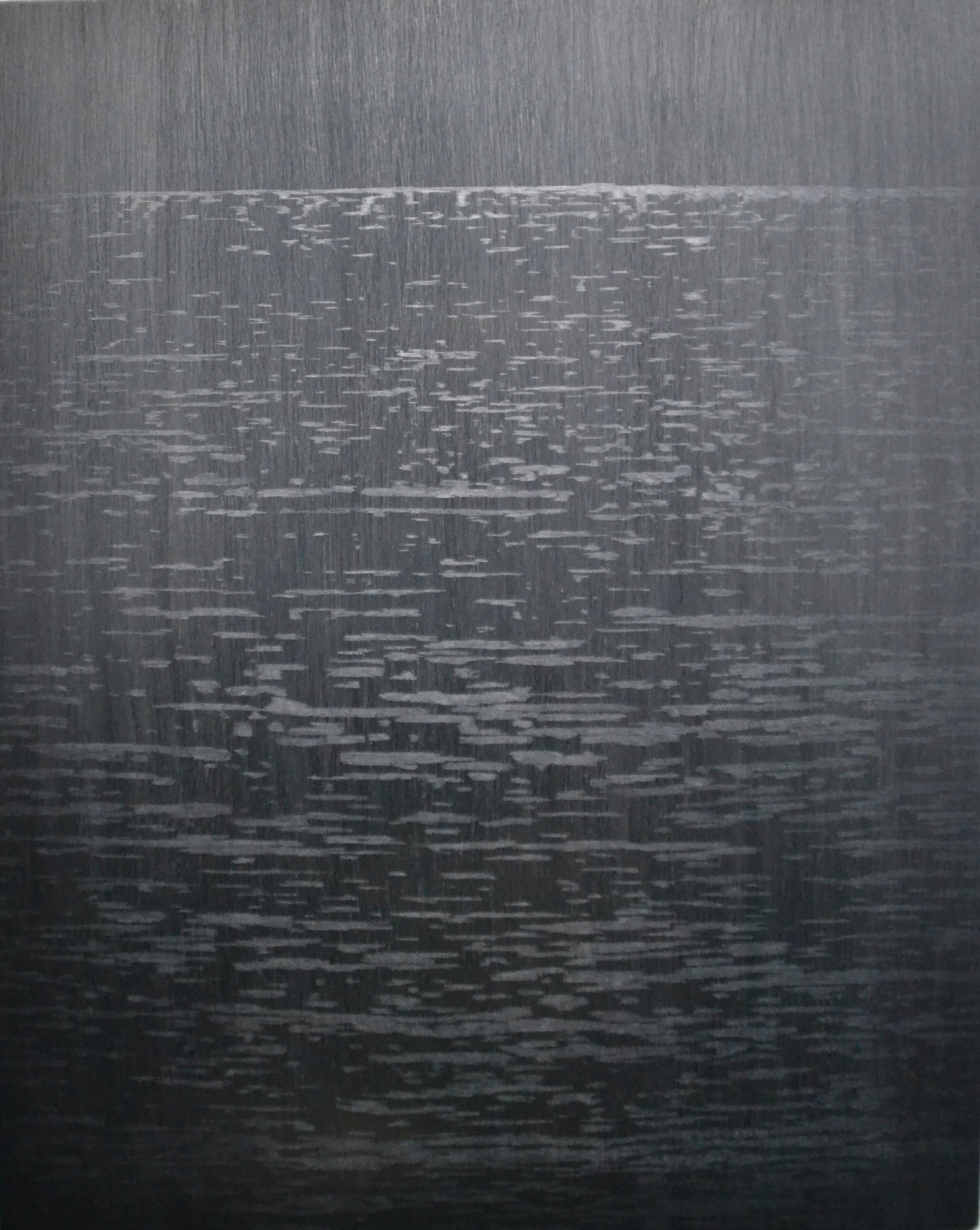'Silver Sea' Graphite on board 76cm X 94cm