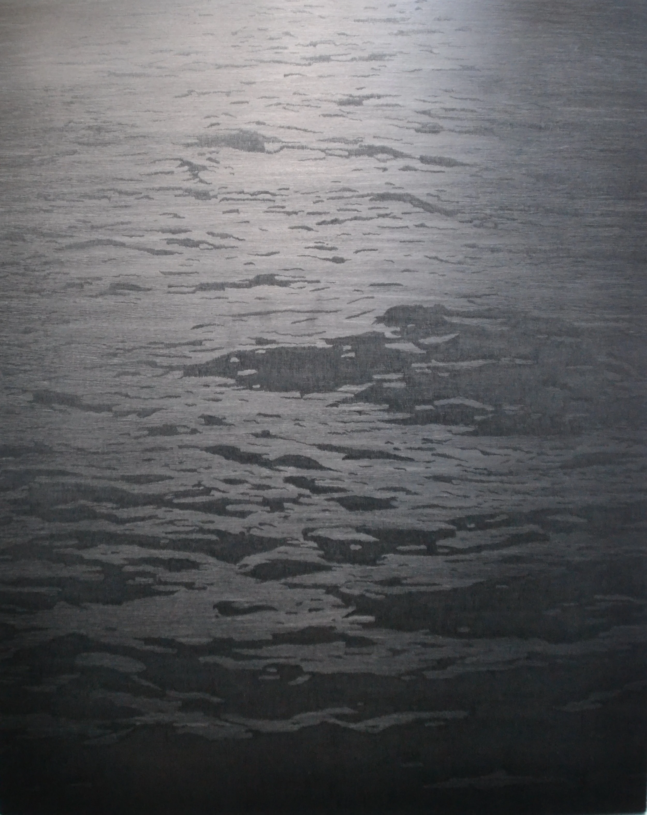 'Dark Sea' Graphite on board 76cm X 94cm