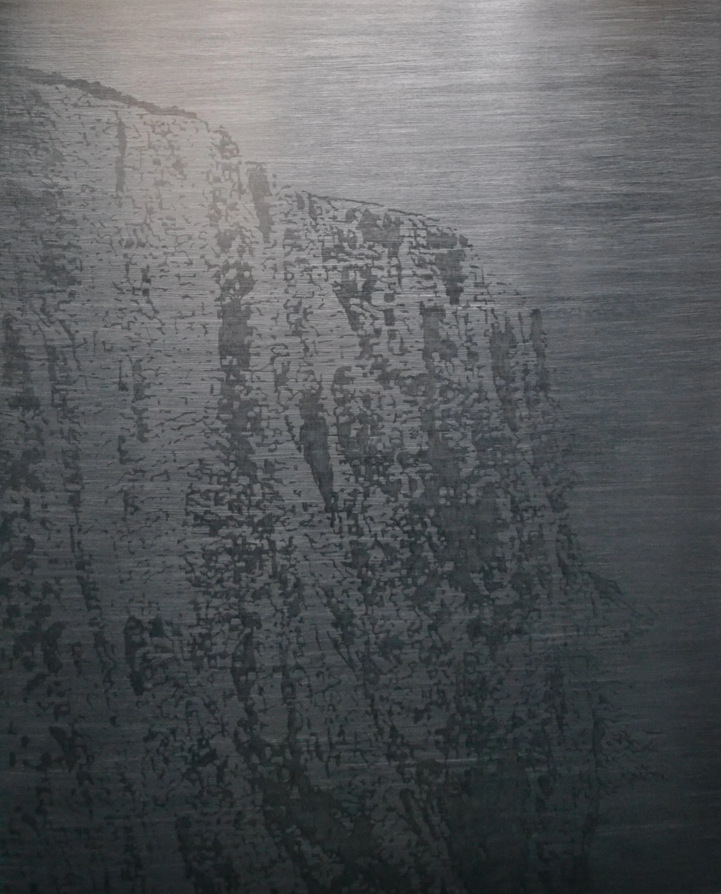 'White Cliffs' Graphite on board 76cm X 94cm