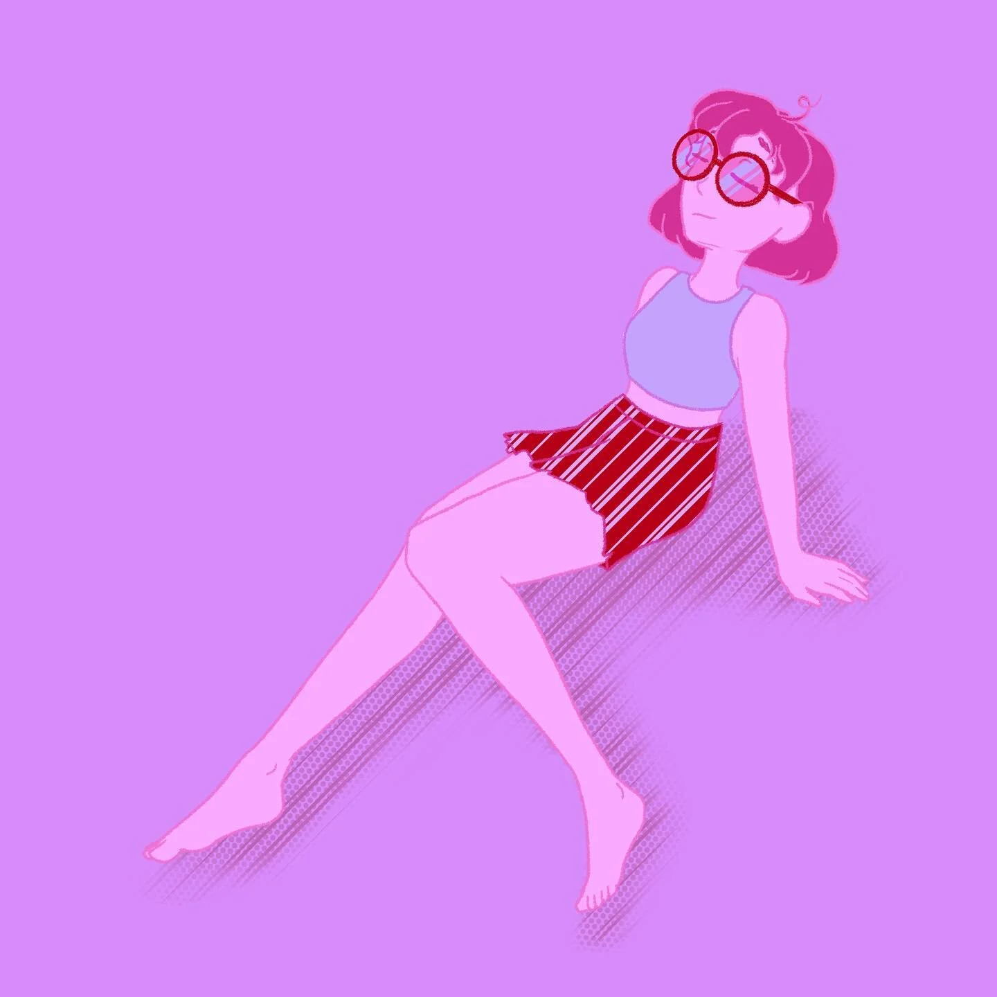 Another limited color palette illustration! I’m really enjoying exploring how to use limited colors effectively
•
•
•
#colorpalettechallenge #colorpalette #girldrawing #summervibes #digitalart #digitalillustration #illustration #