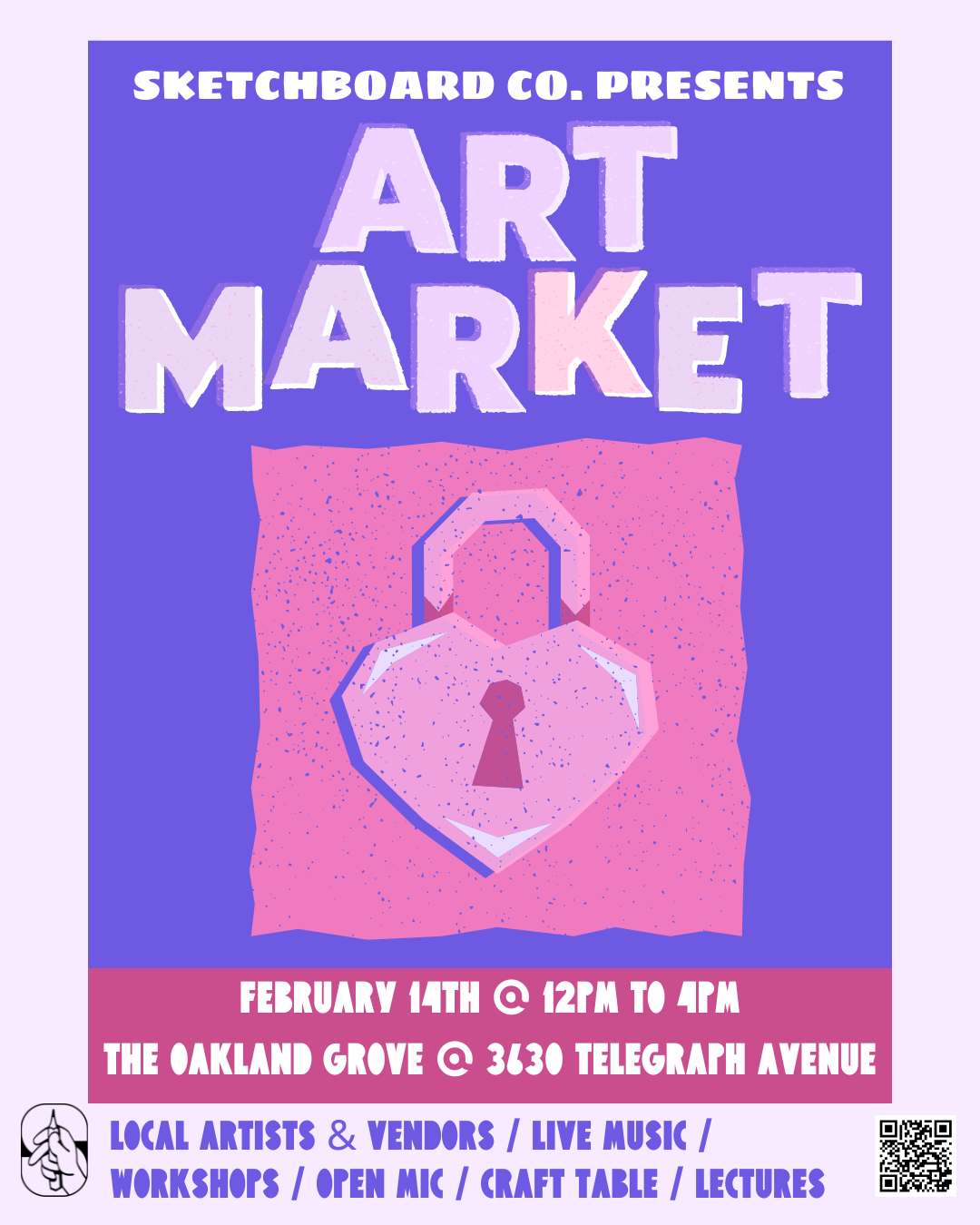 Valentine’s Day Art Market