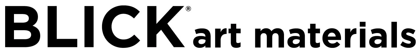 Logo for BLICK Art Materials featuring bold black text on a white background.