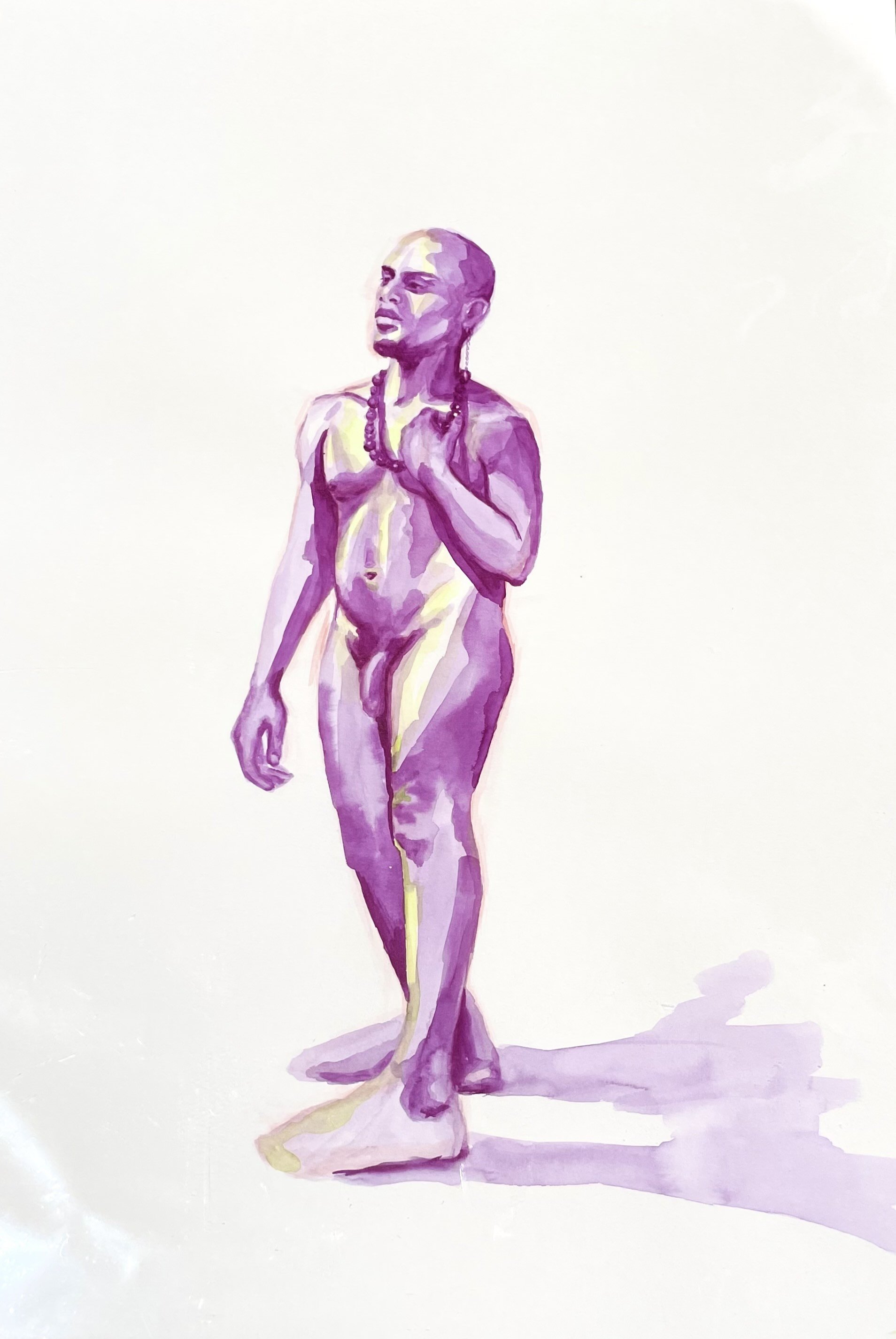 "Poised in purple" by Zennia Dillon