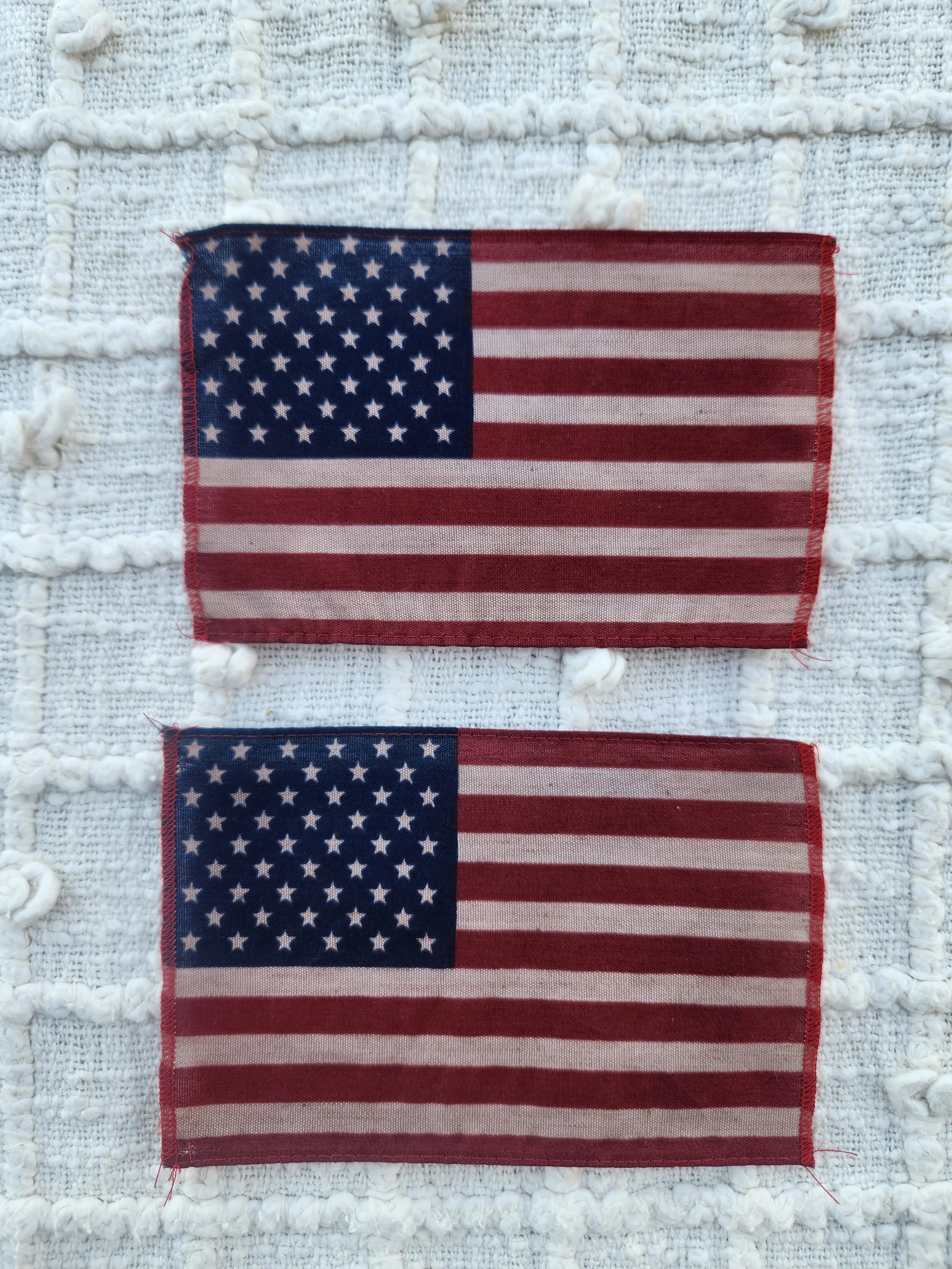 Dyed by Us! pair of two flags