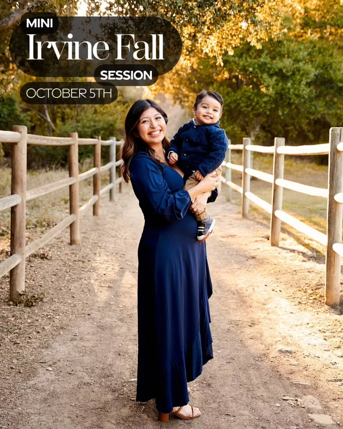 Fall Mini Sessions here 🍂 
Get your family portrait or engagement session with me for the month of October.
Mini session includes:
- Price: $200
- 📍Location: Irvine
- Date: October 5th
- 25 Minute Session
- 📸 25+ Moments
- High Resolution Digitals