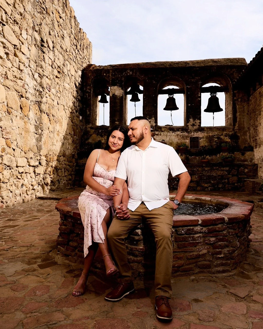 Planning an engagement session is always such a fun experience! We have so many beautiful places right here&mdash;I always point out that couples often travel just to take photos in our backyard! The Mission San Juan Capistrano is possibly my absolut