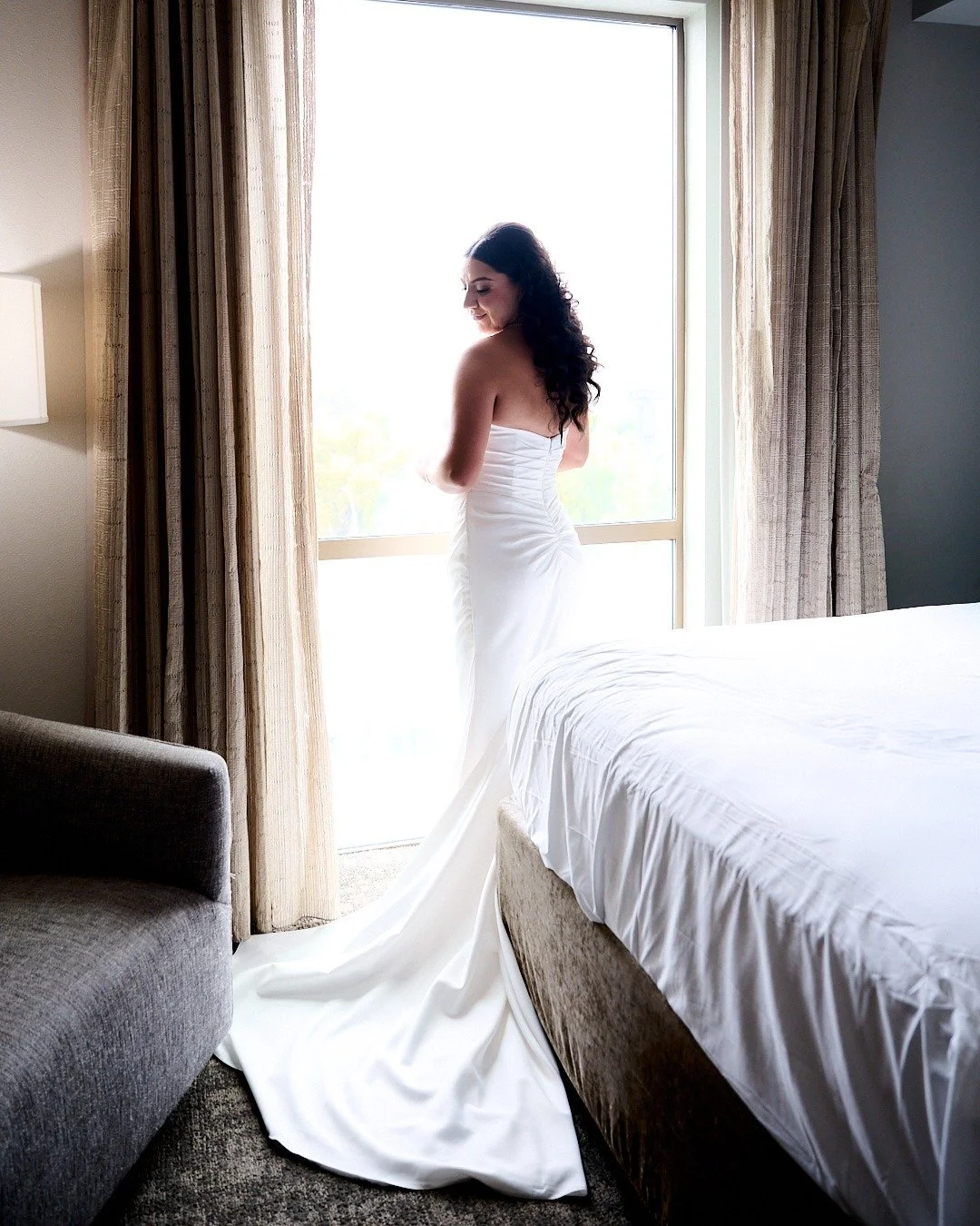 I always encourage my couples to embrace the getting ready portion of their wedding day. While it might seem a bit chaotic at times, sharing those hours with your closest family and friends creates such a deeply emotional experience. It provides a be