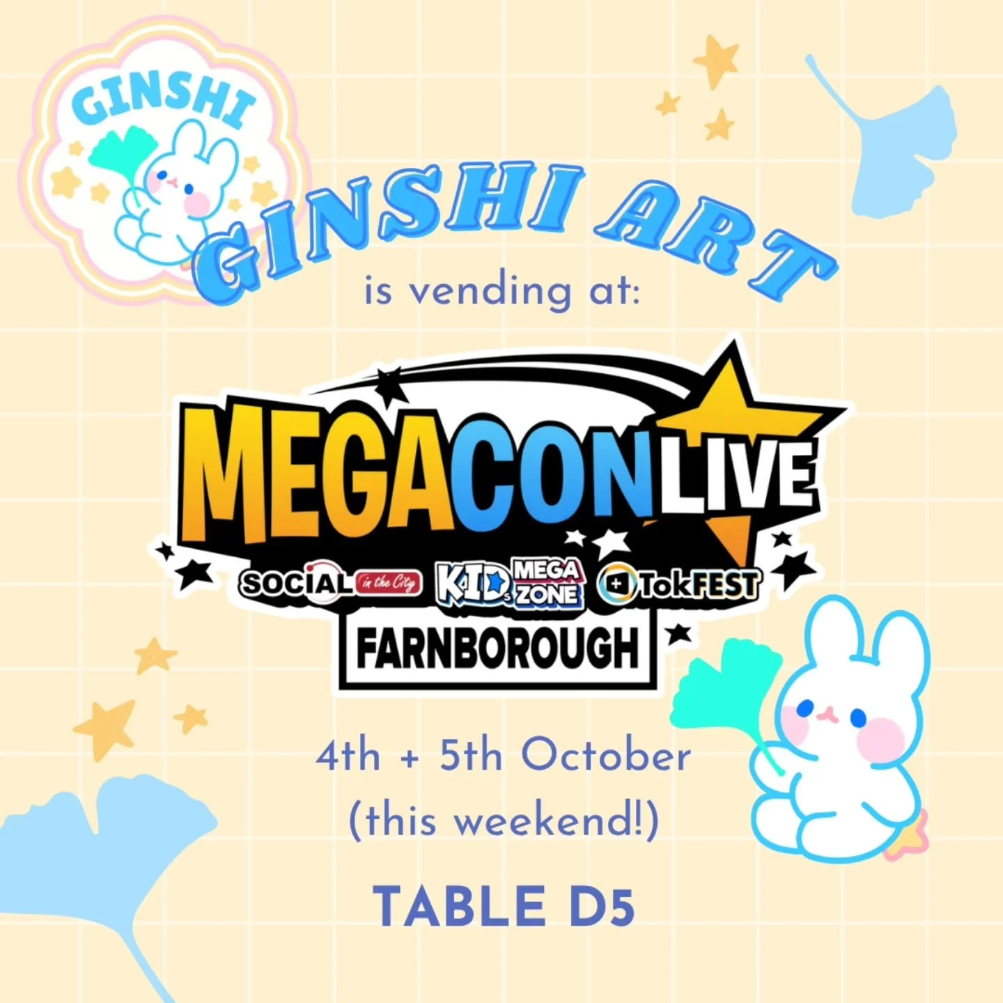 sorry for not posting in a while!
I will be at Megacon Farnborough this weekend! 💗✨️

this is your chance to grab the majority of my items in person, including new Kpop Demon Hunters charms + a few Jojos have returned after a long time!

Table D5 in