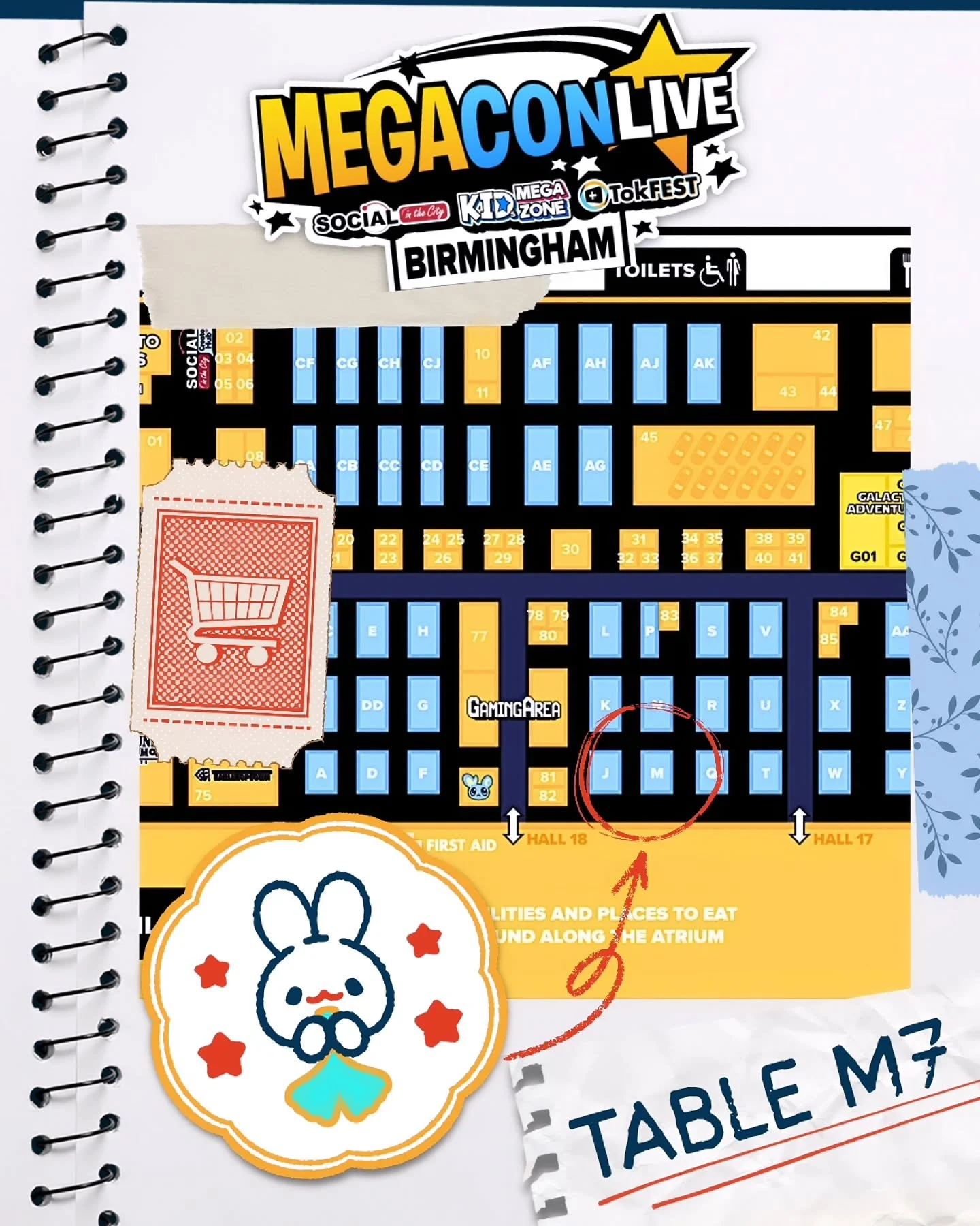 Megacon Birmingham! ⭐️ next weekend!
《 find me between Hall 17 + 18 entrances, near to the Gaming Area, at table M7! 》

hope to see everyone there! I will be cosplaying Lucy Steel &amp; Johnny Joestar! 😋💖

#artistalley #convention