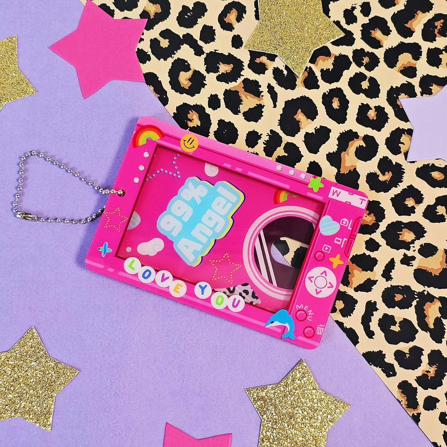 new product 💫
digicam-style y2k photocard holder 🐬🌈⭐️

with me at Animecon + online later!