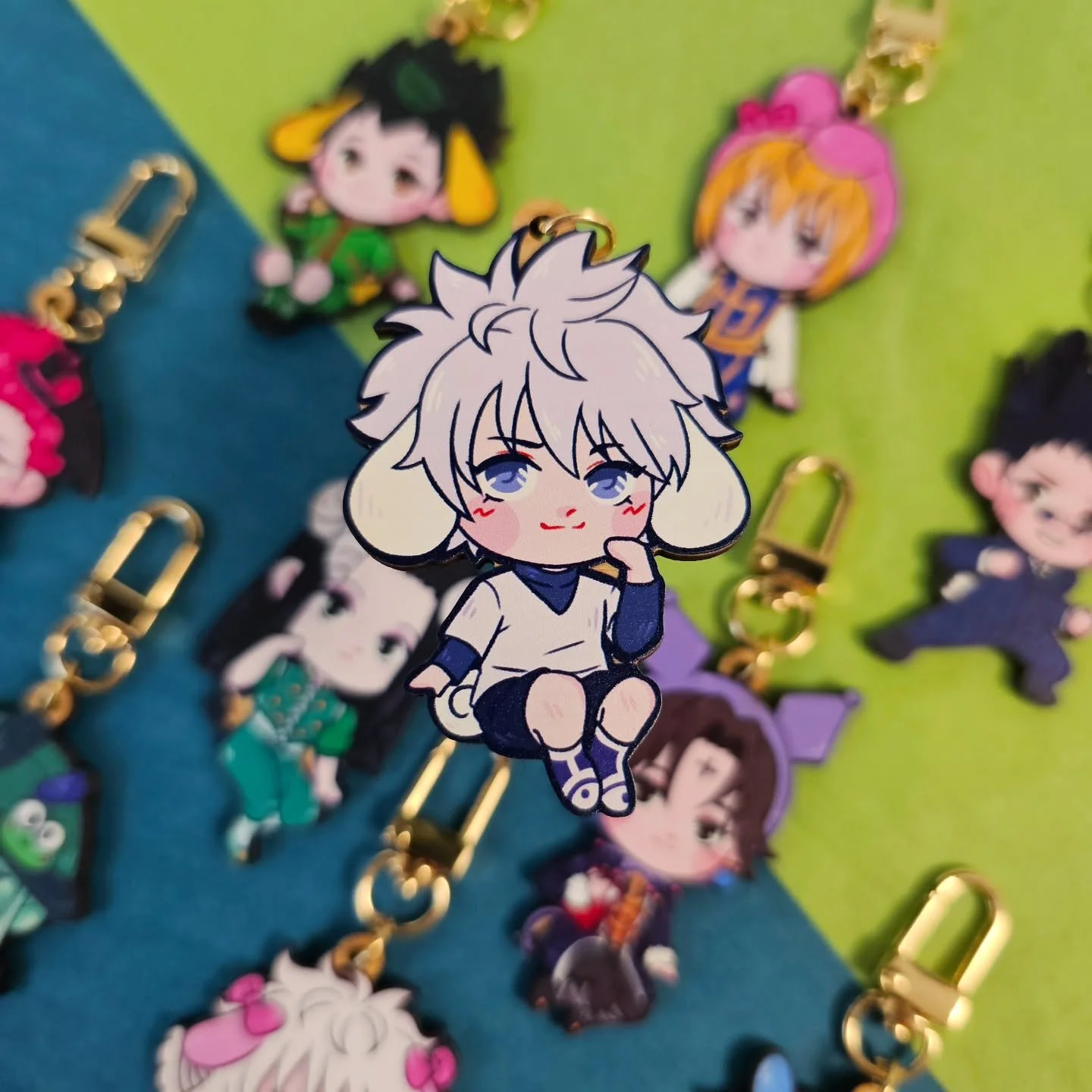 Hunter x Hunter x Sanrio wooden charms! 🌿⛓️🃏🐜

i had been going crazy wanting to bring one of my all time fave anime back to my shop...finally got around to it 🤩

#hunterxhunter #hxh