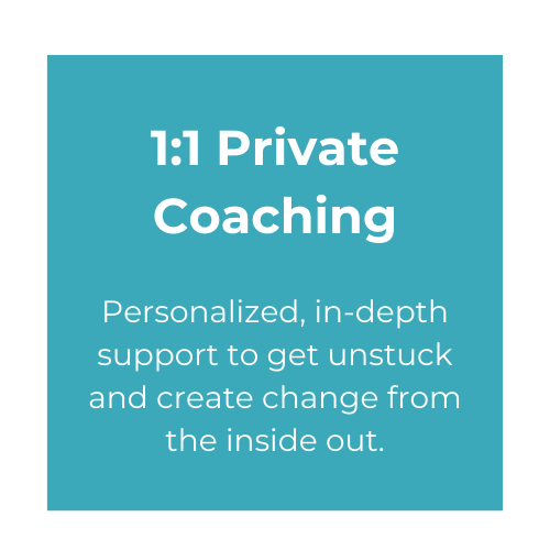 Life Coach for Women Option 3: 1:1 Private Coaching