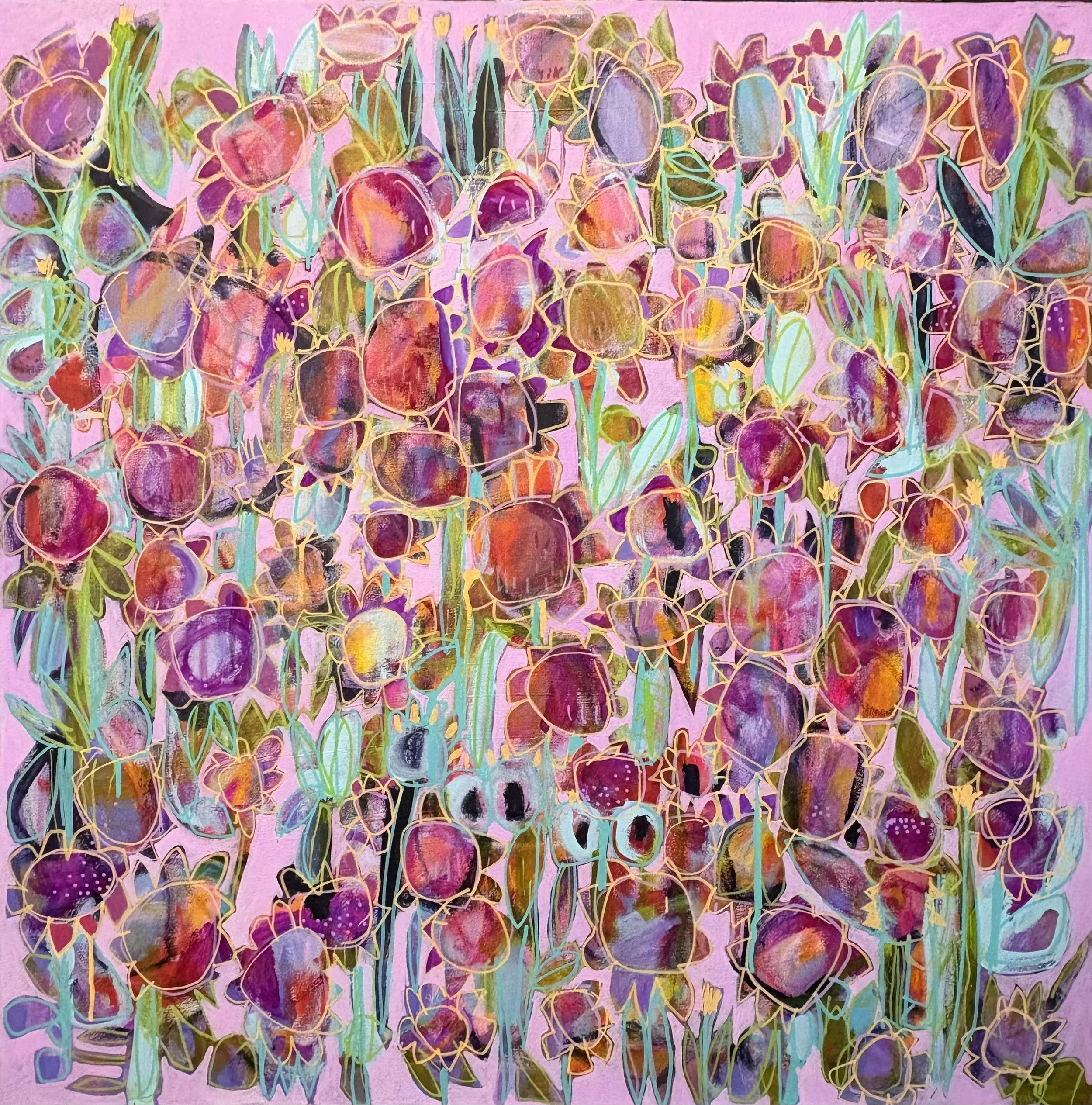 "She's the Happiest When She's Surrounded by Flowers