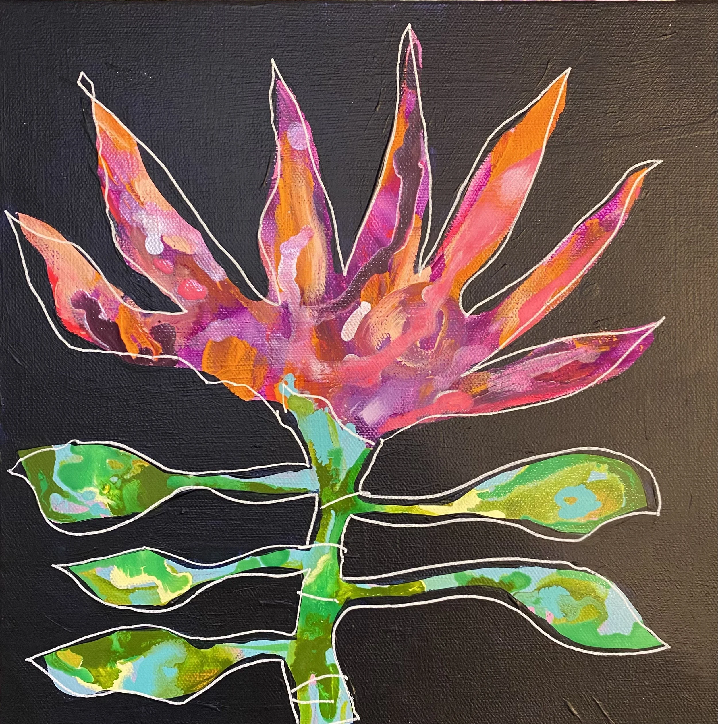 "Flowers at Night III"