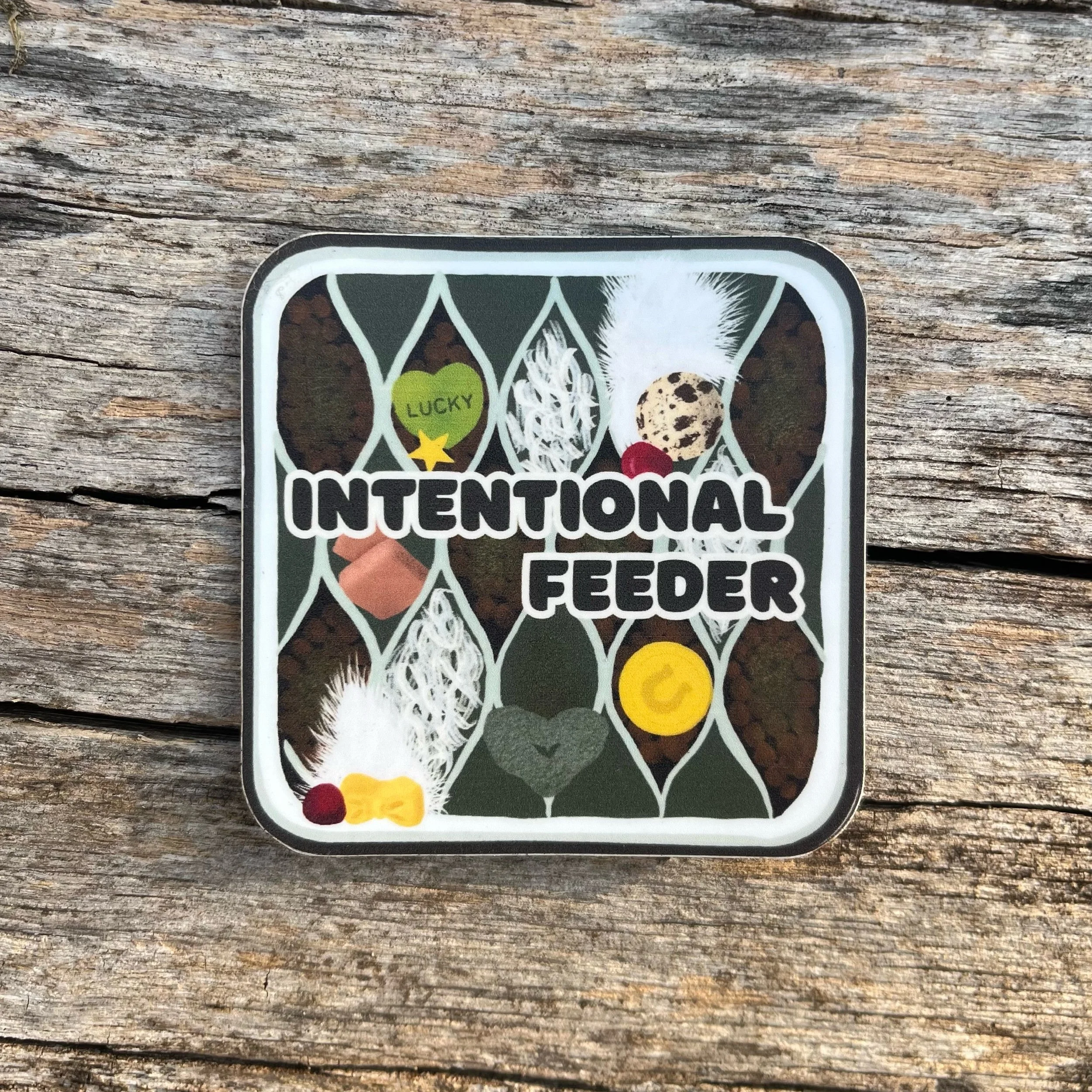 Intentional Feeder Weatherproof Sticker - 3”