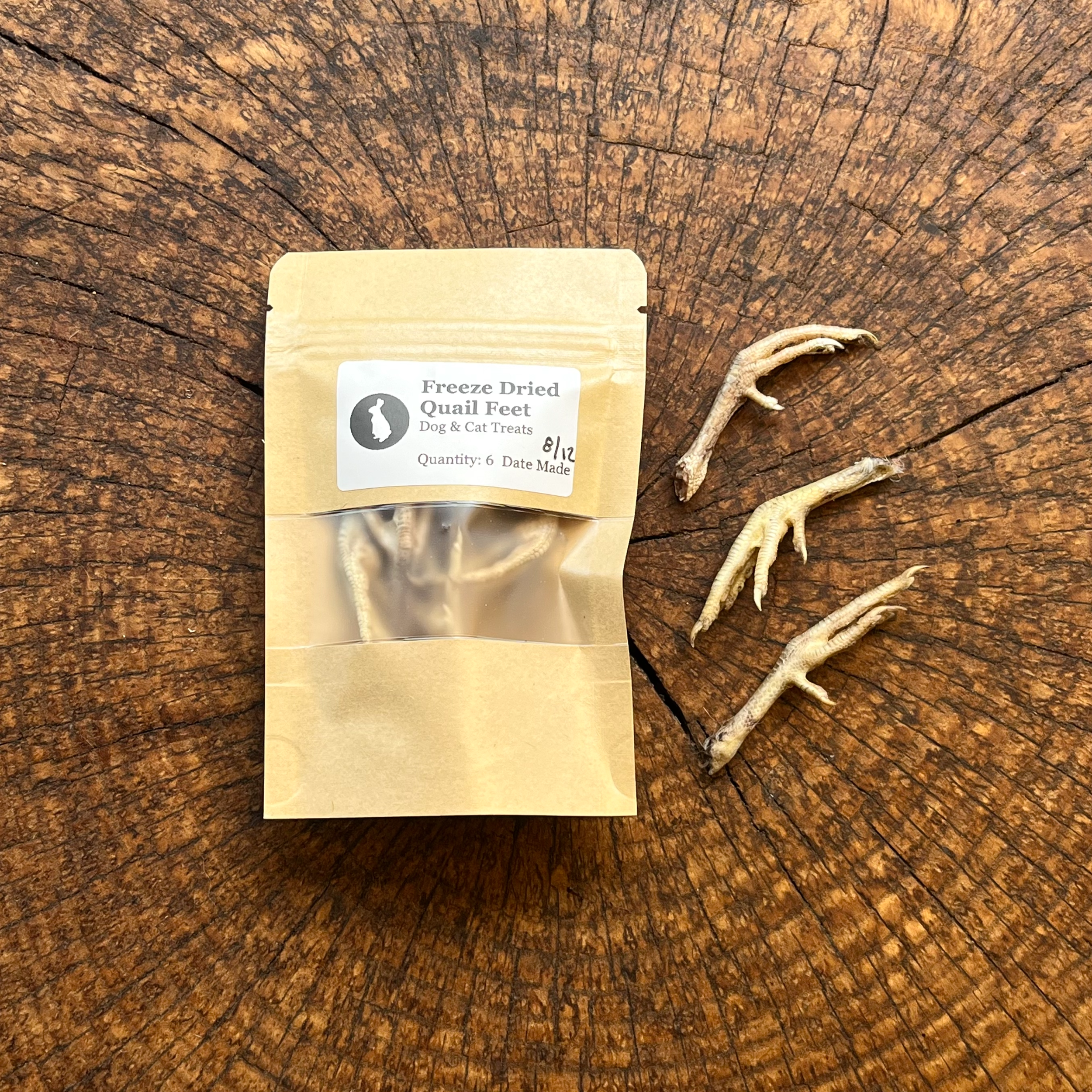 Freeze Dried Quail Feet