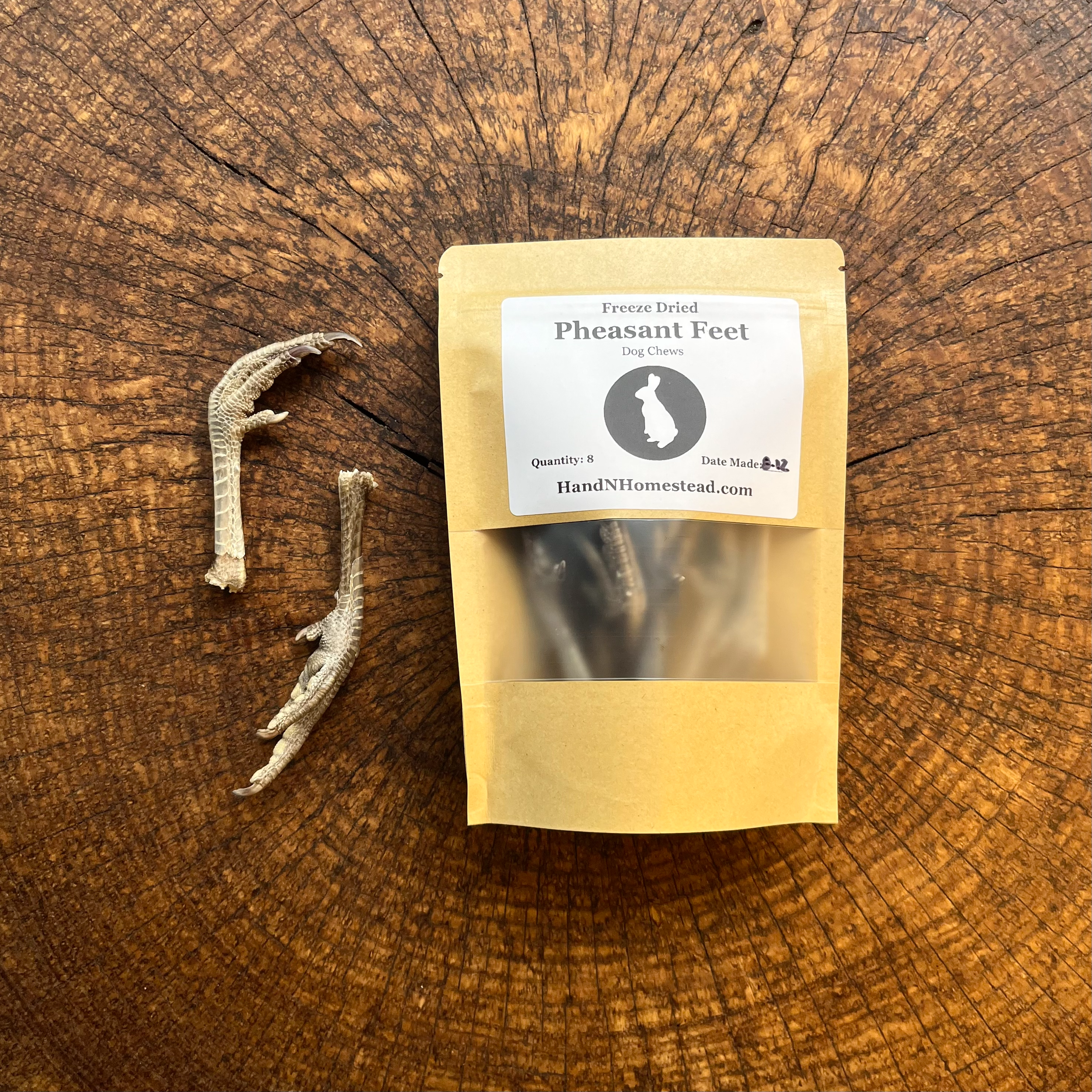 Freeze Dried Pheasant Feet