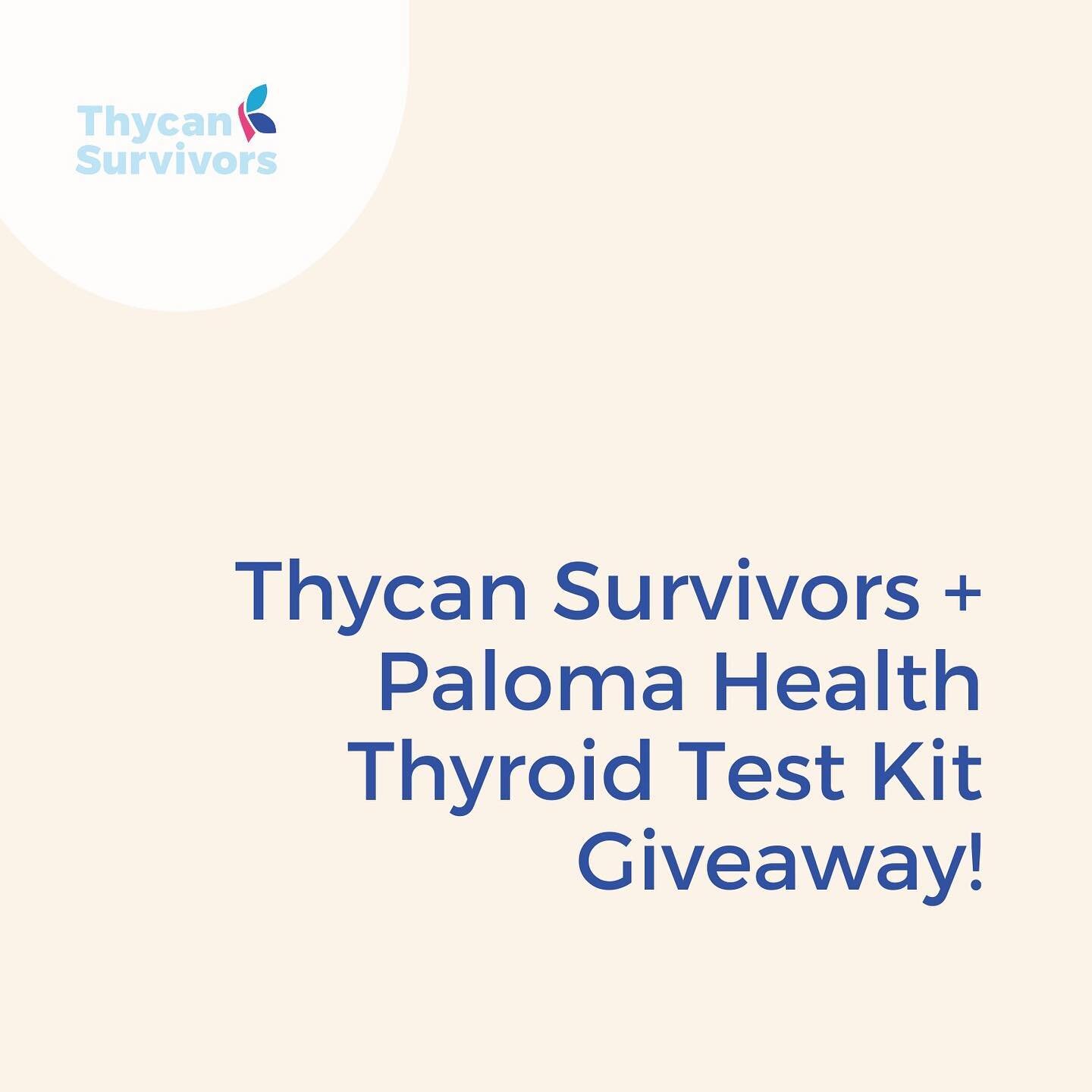 So excited to partner with @palomahealth again to give someone the opportunity to put their thyroid health in their own hands!! 

HERE&rsquo;S HOW:
1. Make sure you&rsquo;re subscribed to @thycan_survivors 
2. Comment an emoji below that describes ho