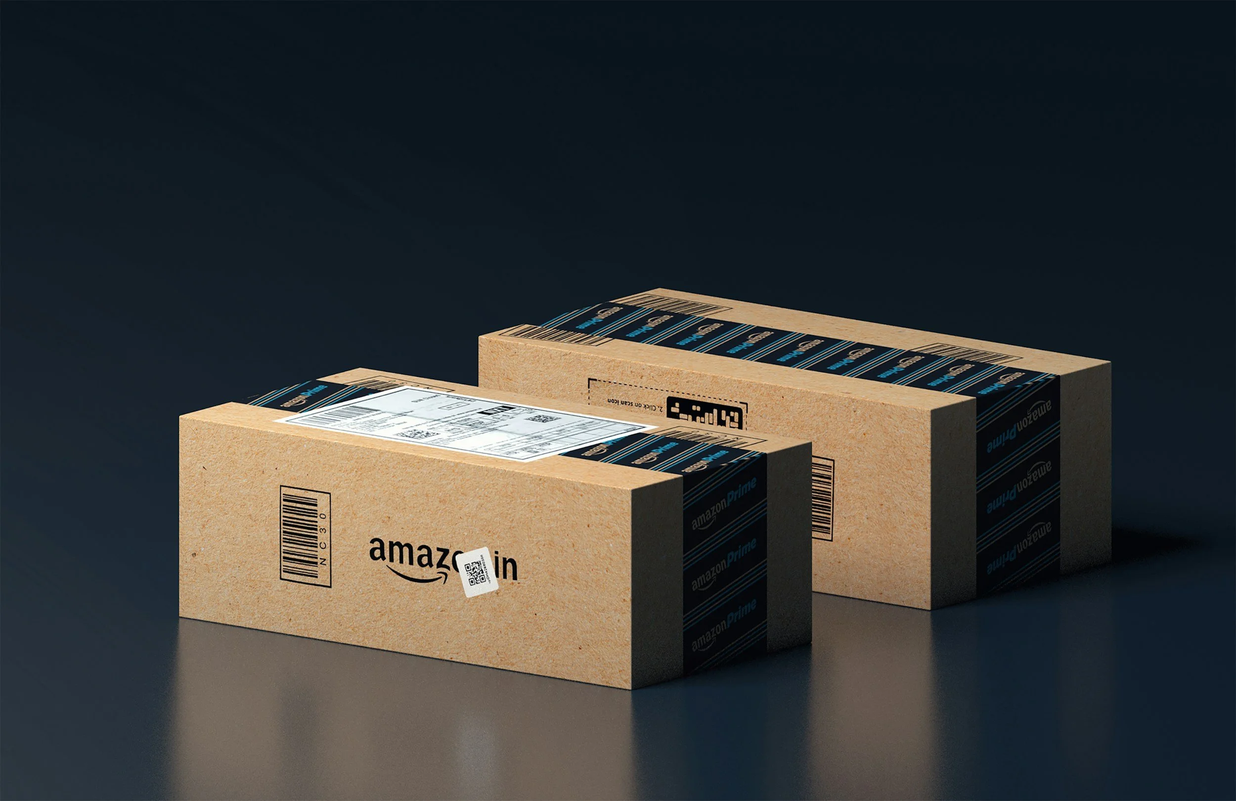 Image of 2 amazon boxes