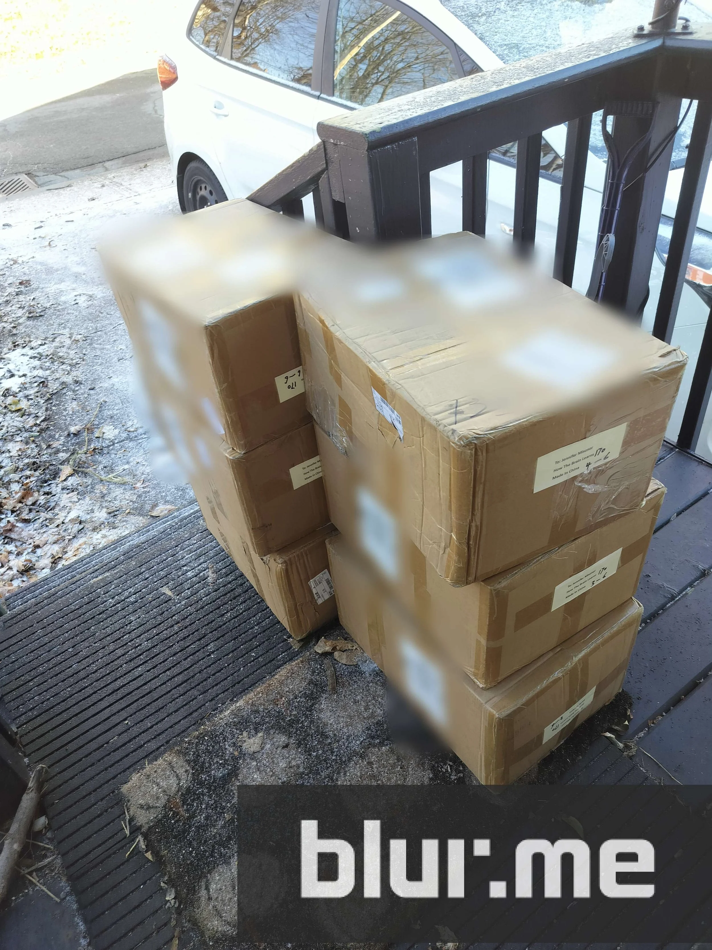 Image of the bulk order of 1000 books.