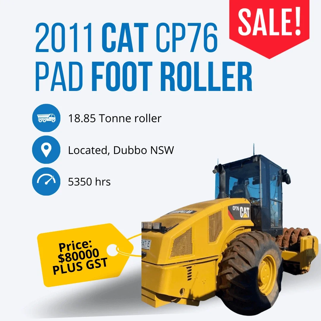 2011 CAT CP76 Pad Foot Roller