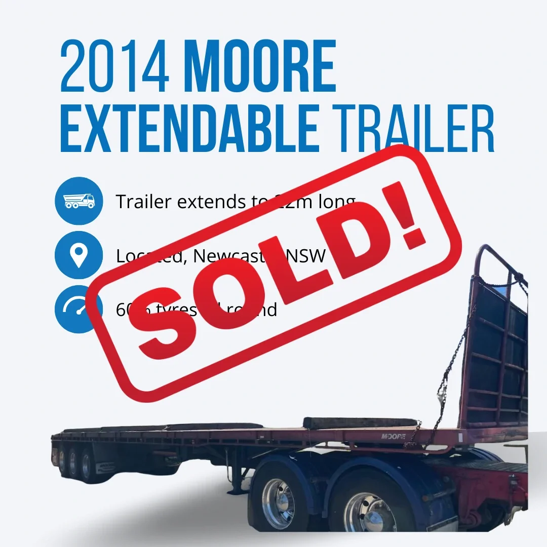 Sold: 2014 Moore Extendable Trailer