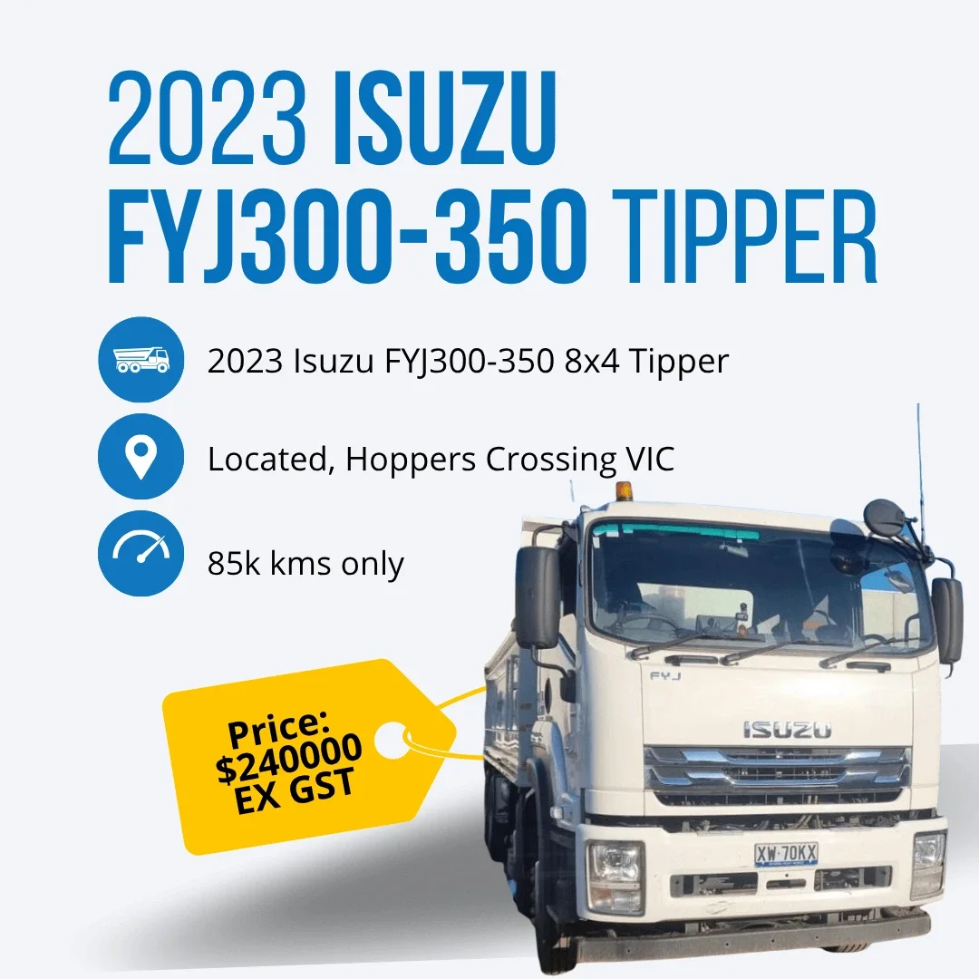 2023 Isuzu FYJ300-350 8x4 Tipper