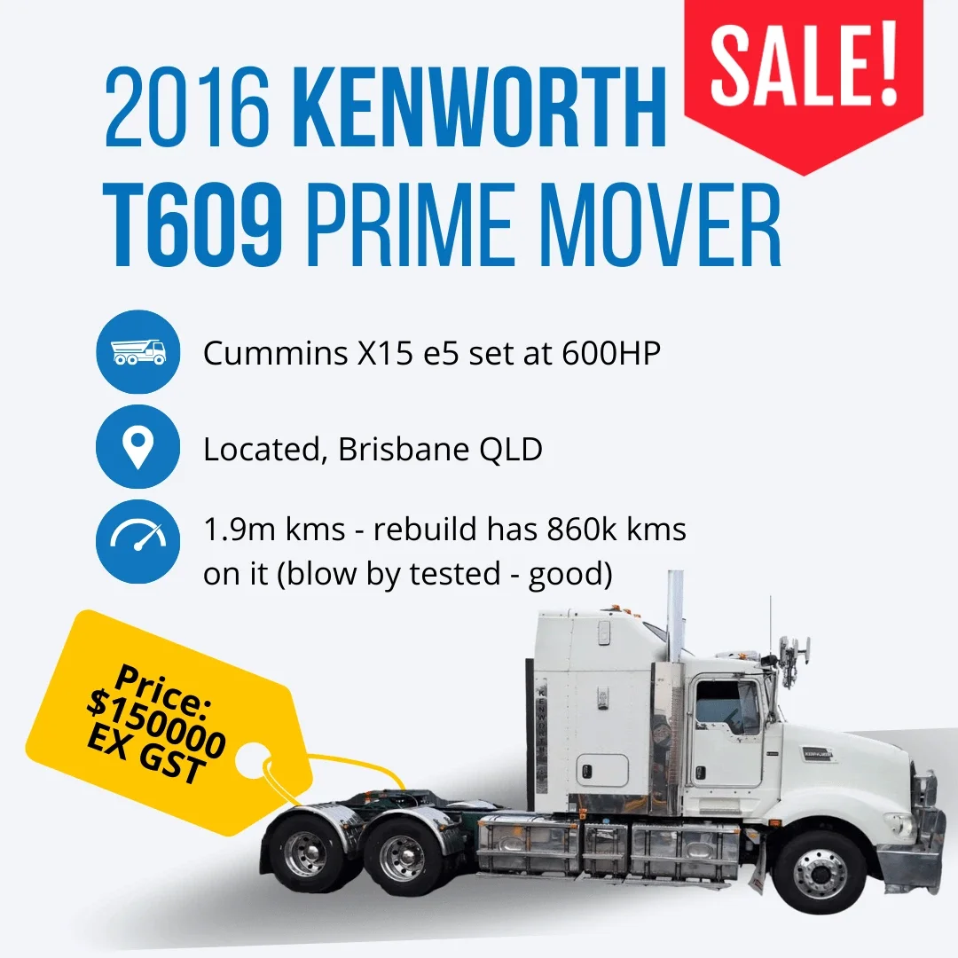 2016 Kenworth T609 Prime Mover