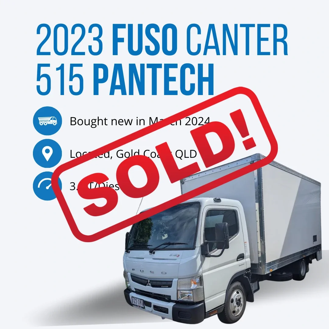 Sold: 2023 Fuso Canter 515 Pantech