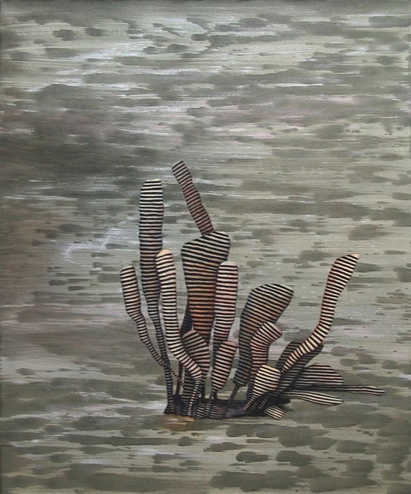 Vera Möller, 'marsonium', oil on canvas 92 x 76 cm, 2005.